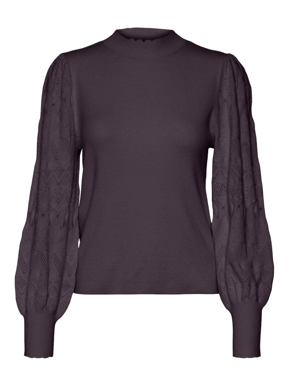 Vero Moda Vmlimone ls highneck pullover ga bo bordeaux