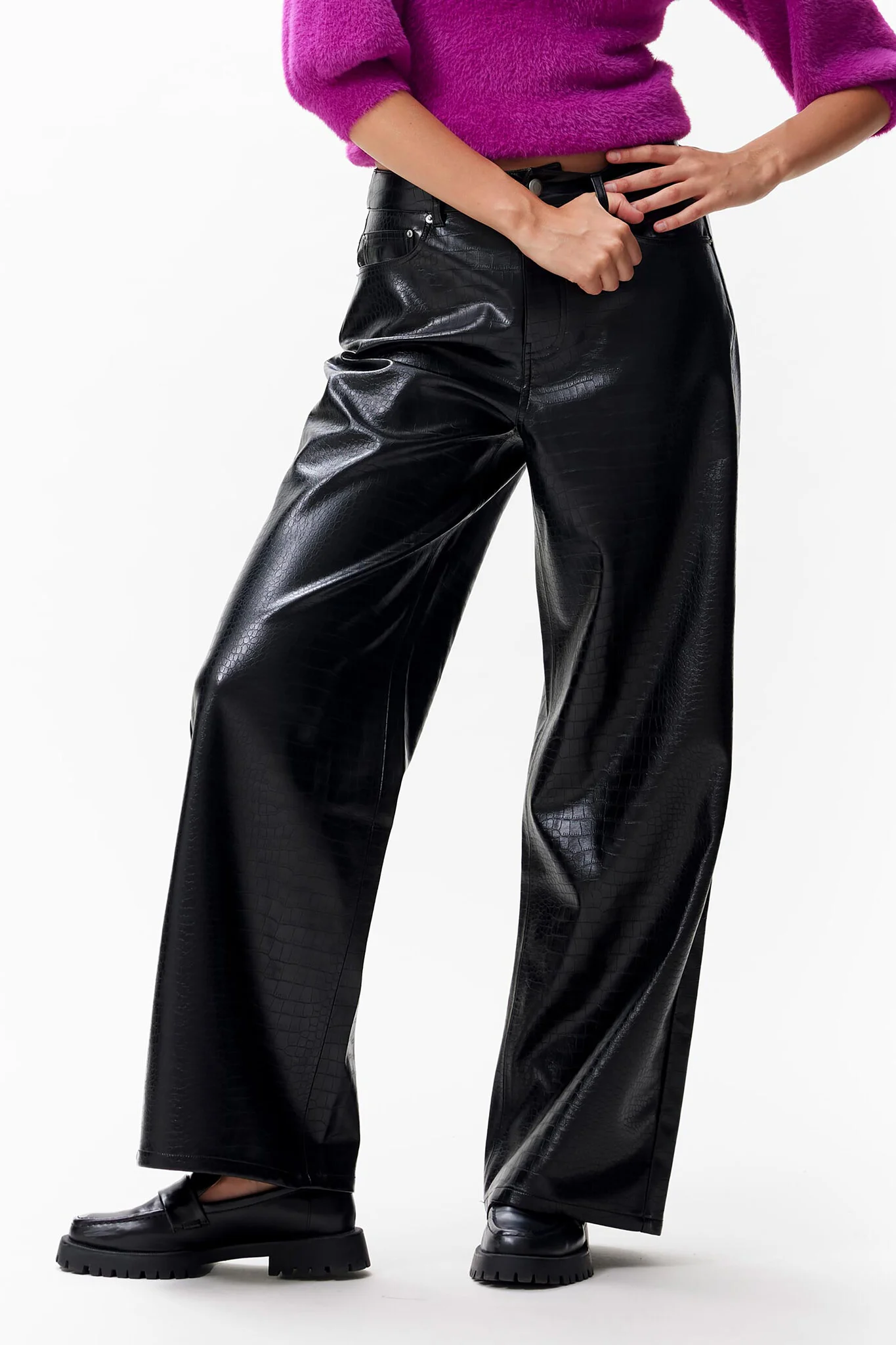 Catwalk Junkie 2402045601 vegan leather trousers