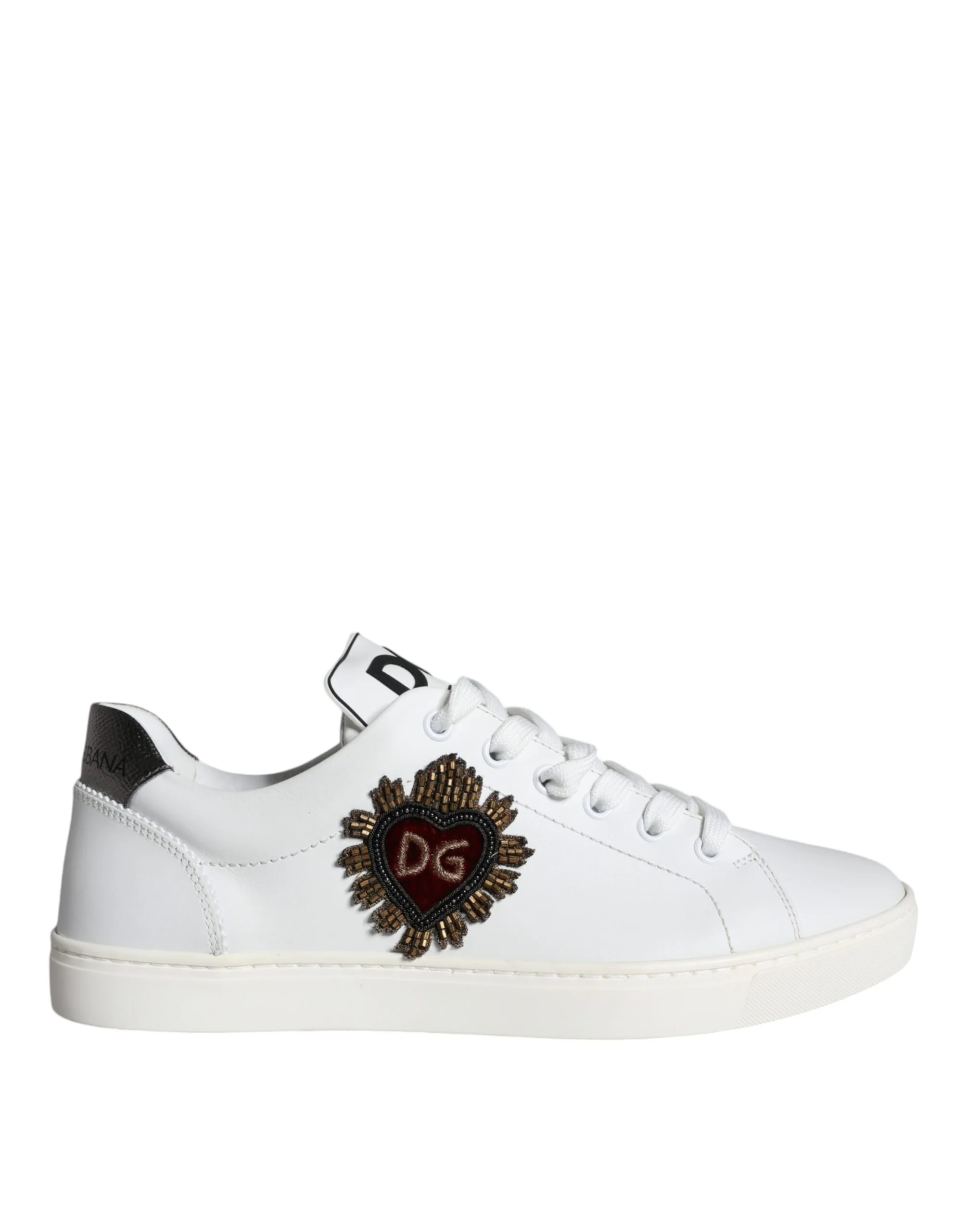 Dolce and Gabbana Portofino sacred heart sneakers