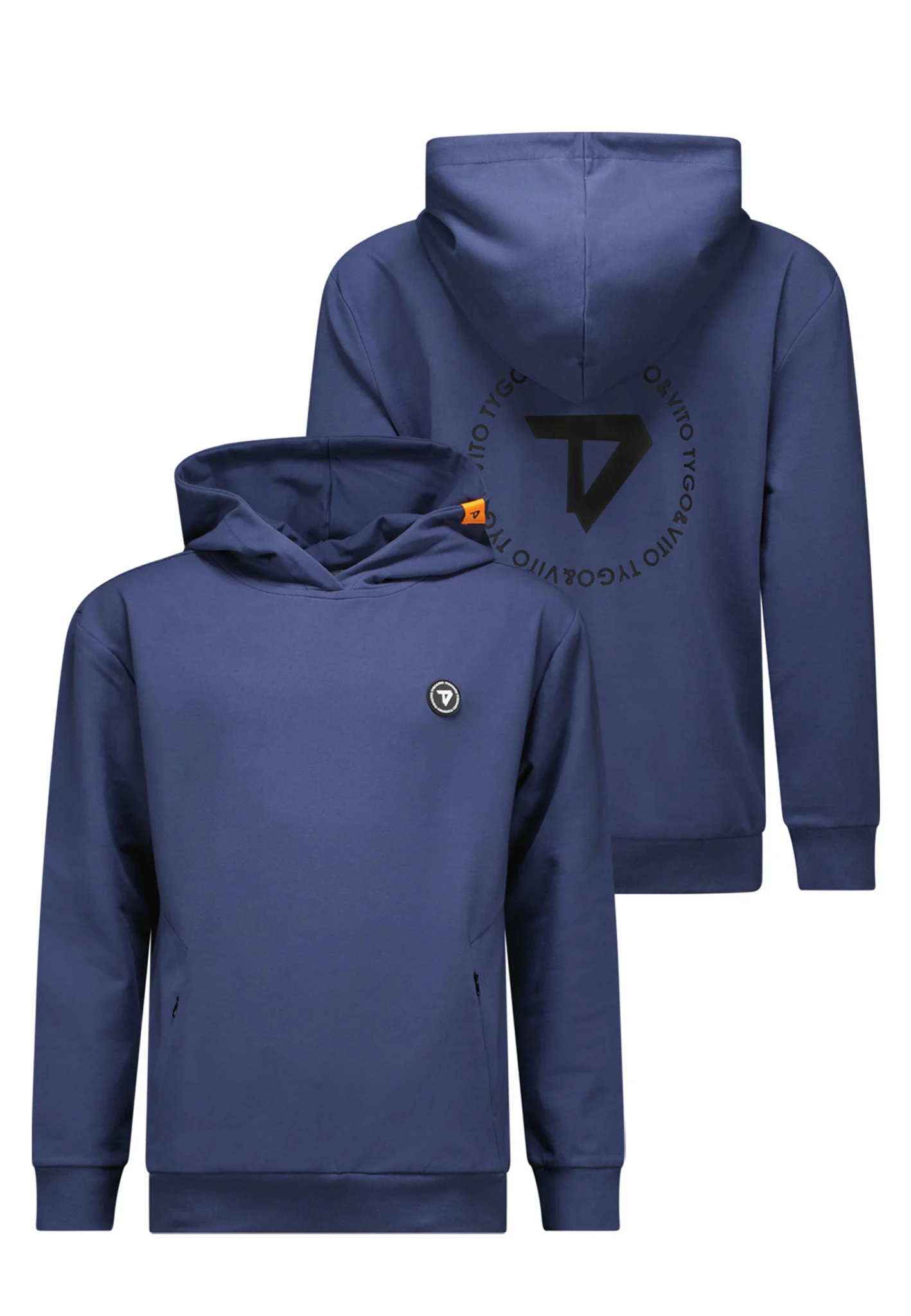 Tygo & Vito Teens jongens hoodie damian indigo