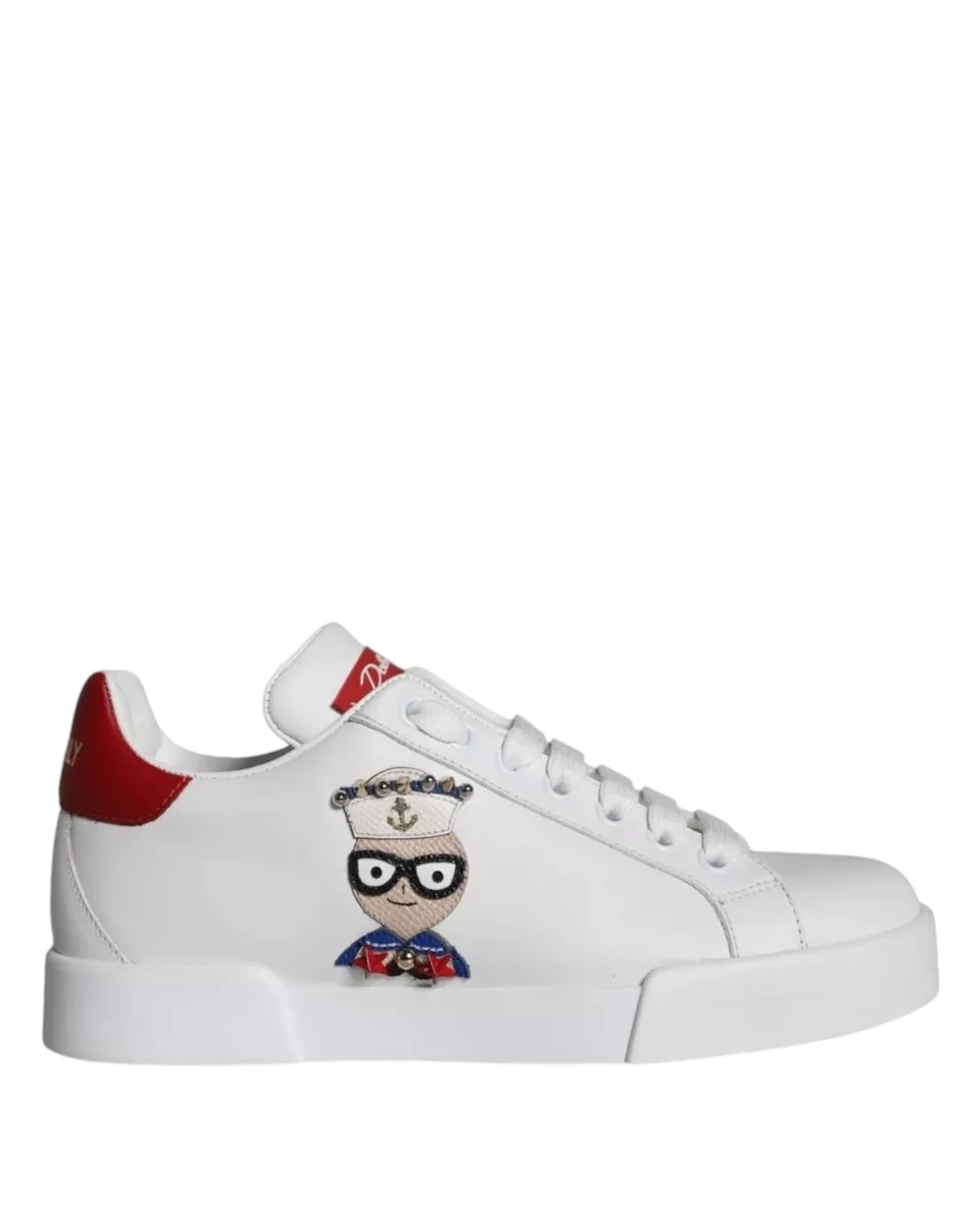 Dolce and Gabbana Kalfsleren sneakers