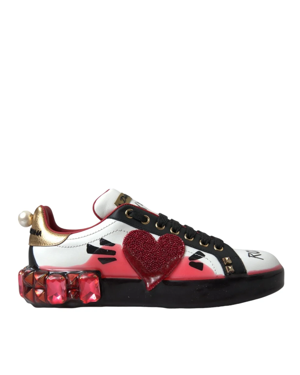 Dolce and Gabbana Wit portofino sneakers