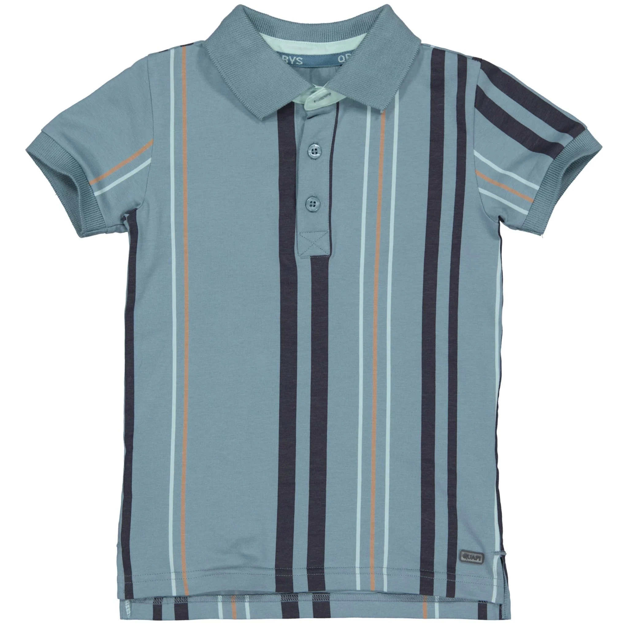 Quapi Jongens polo t-shirt qthies aop mist stripe