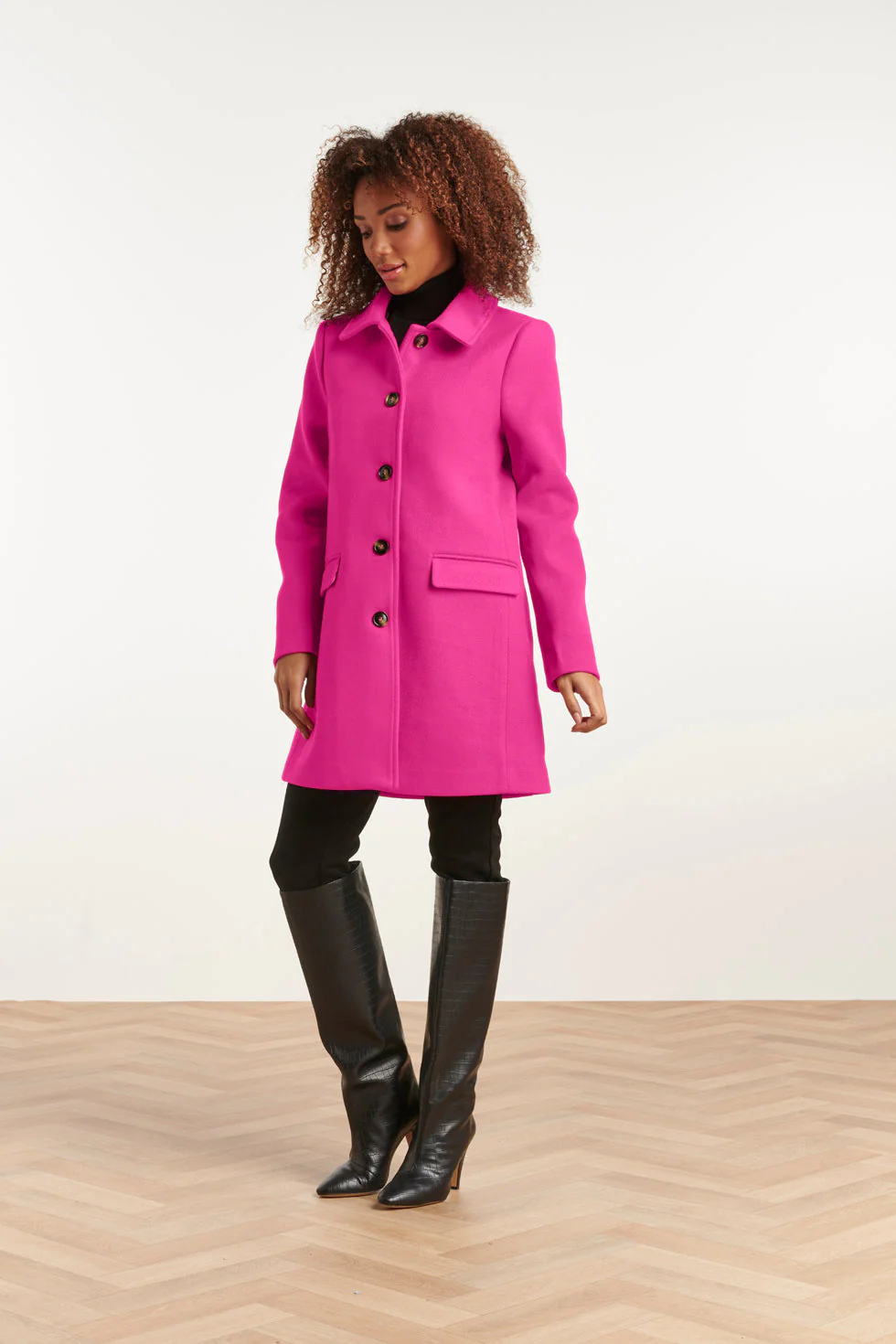 Smashed Lemon 23635 damesjas aansluitend in fuchsia