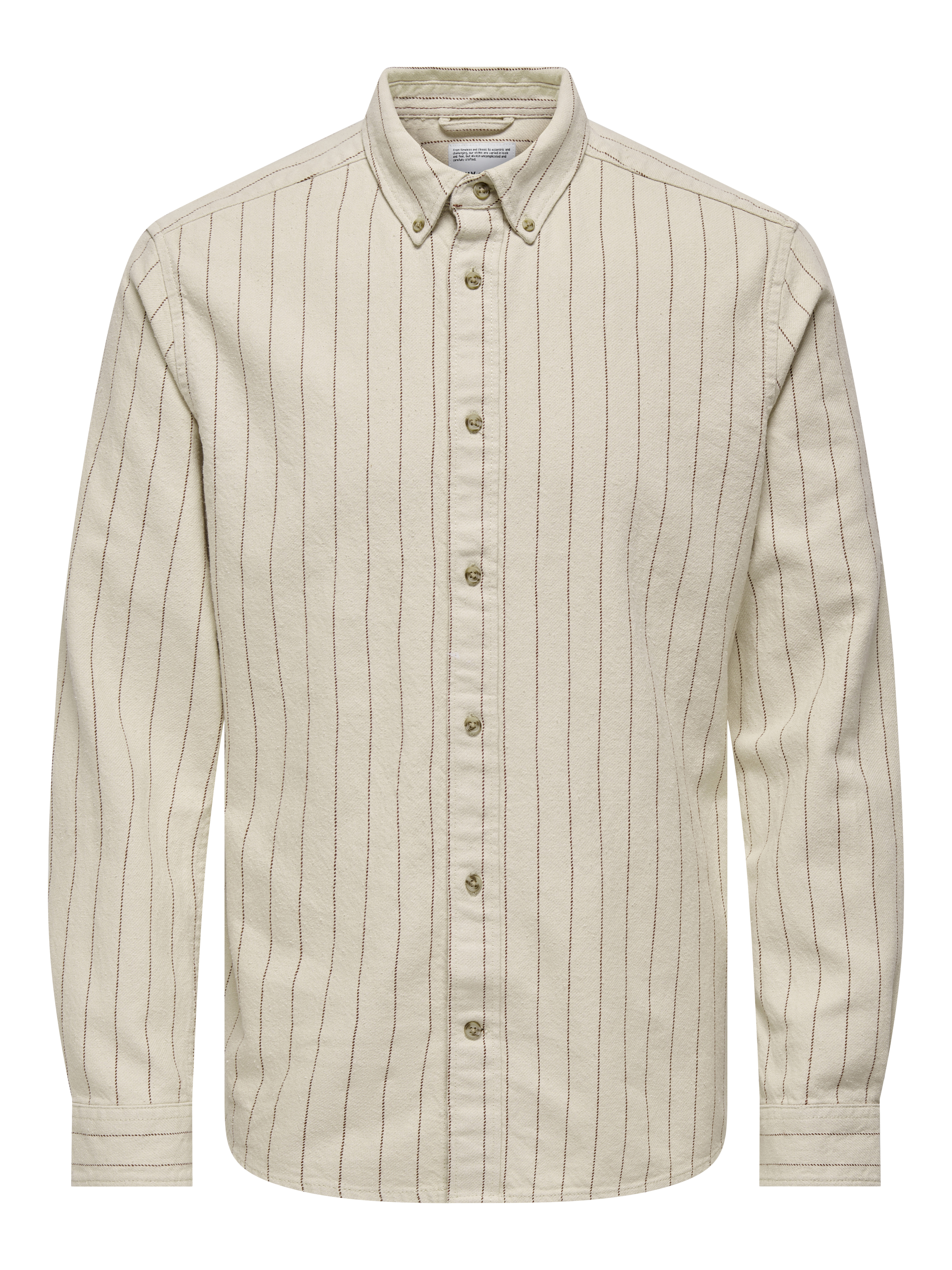 Only & Sons Onsmichael reg twill stripe ls shir