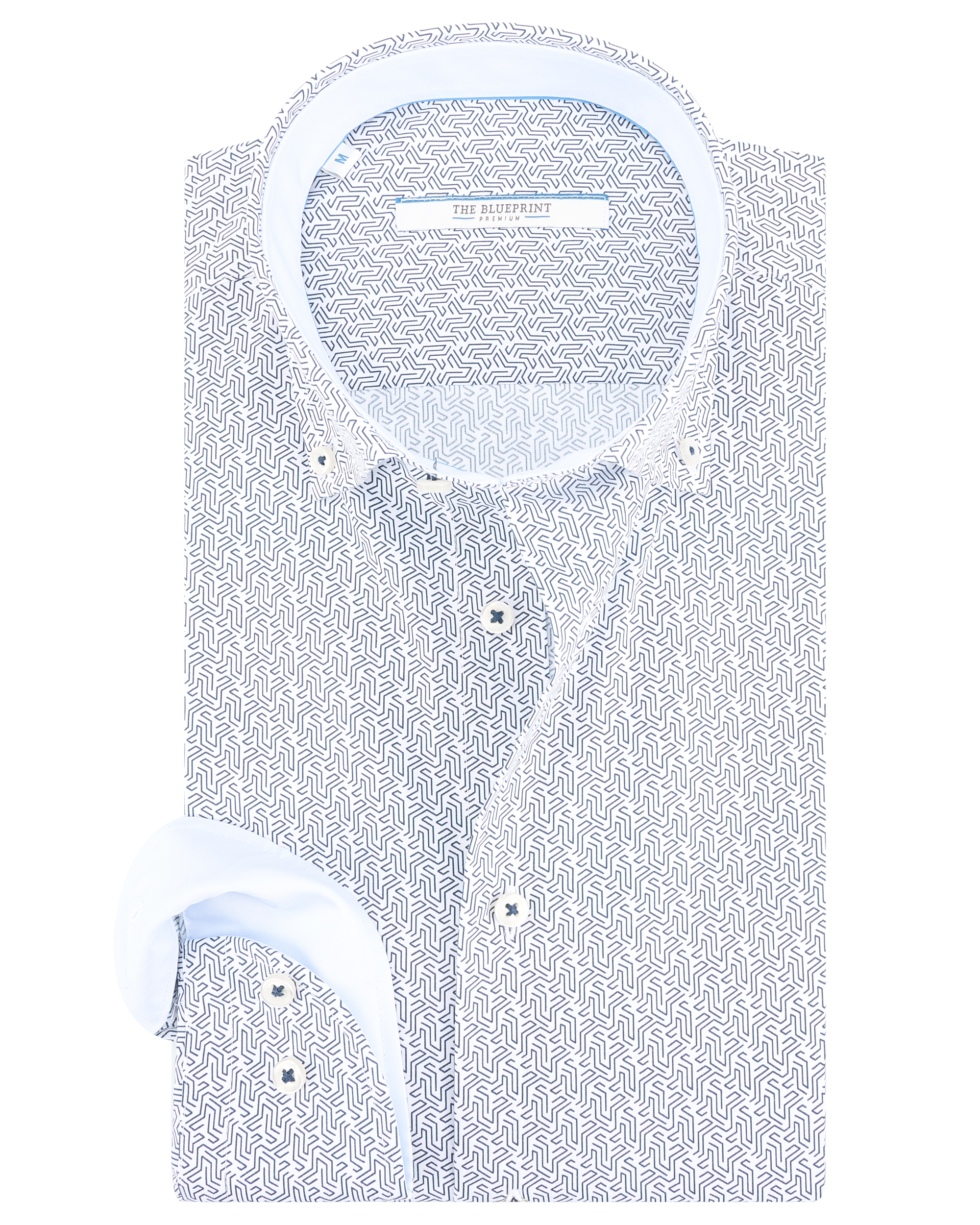 The Blueprint trendy overhemd met lange mouwen