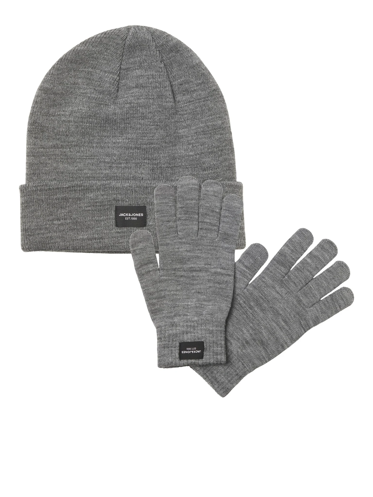 Jack & Jones Heren giftbox muts + handschoenen one size