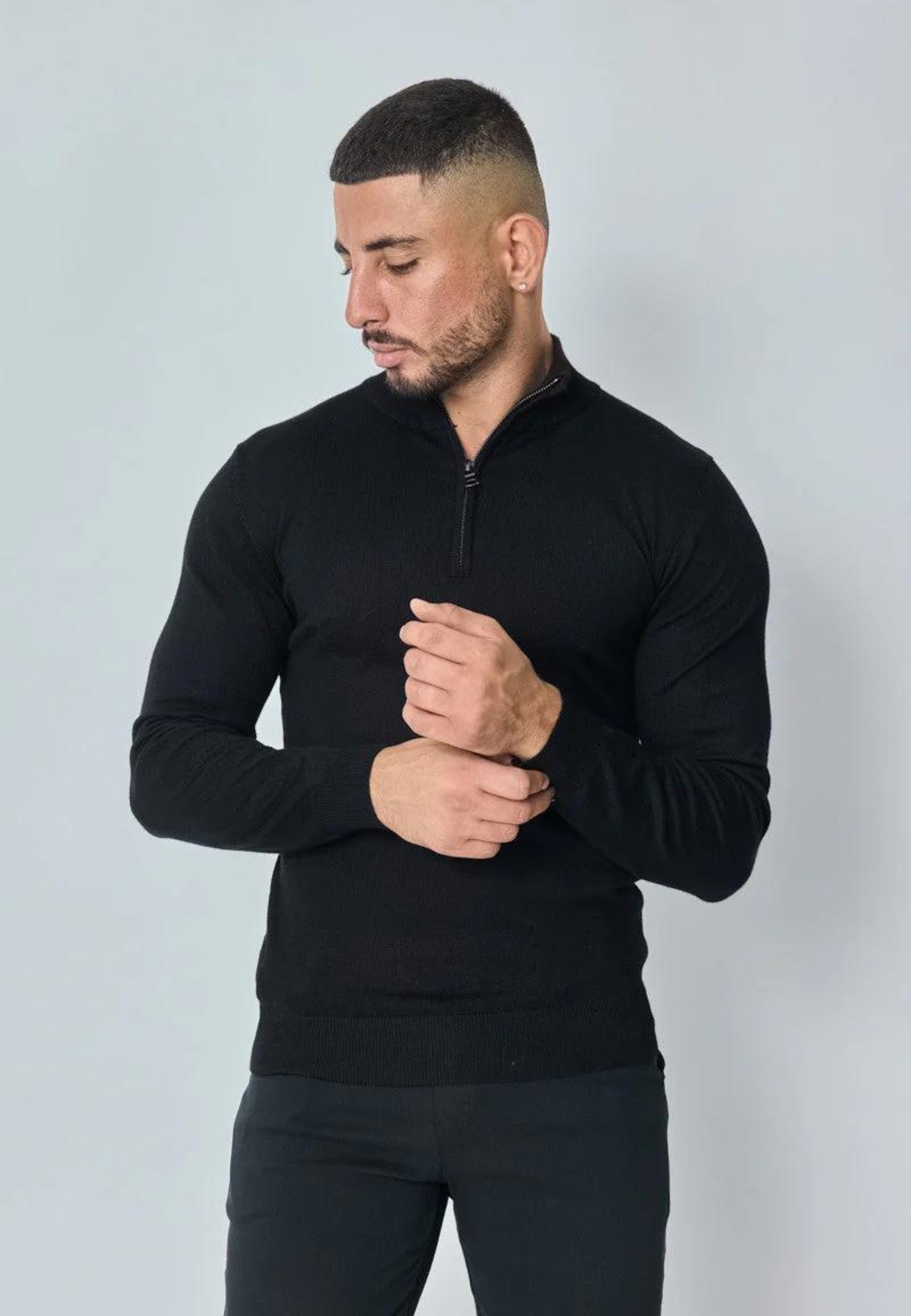 Défaut Paris Knitwear half-zip sweater truien m606