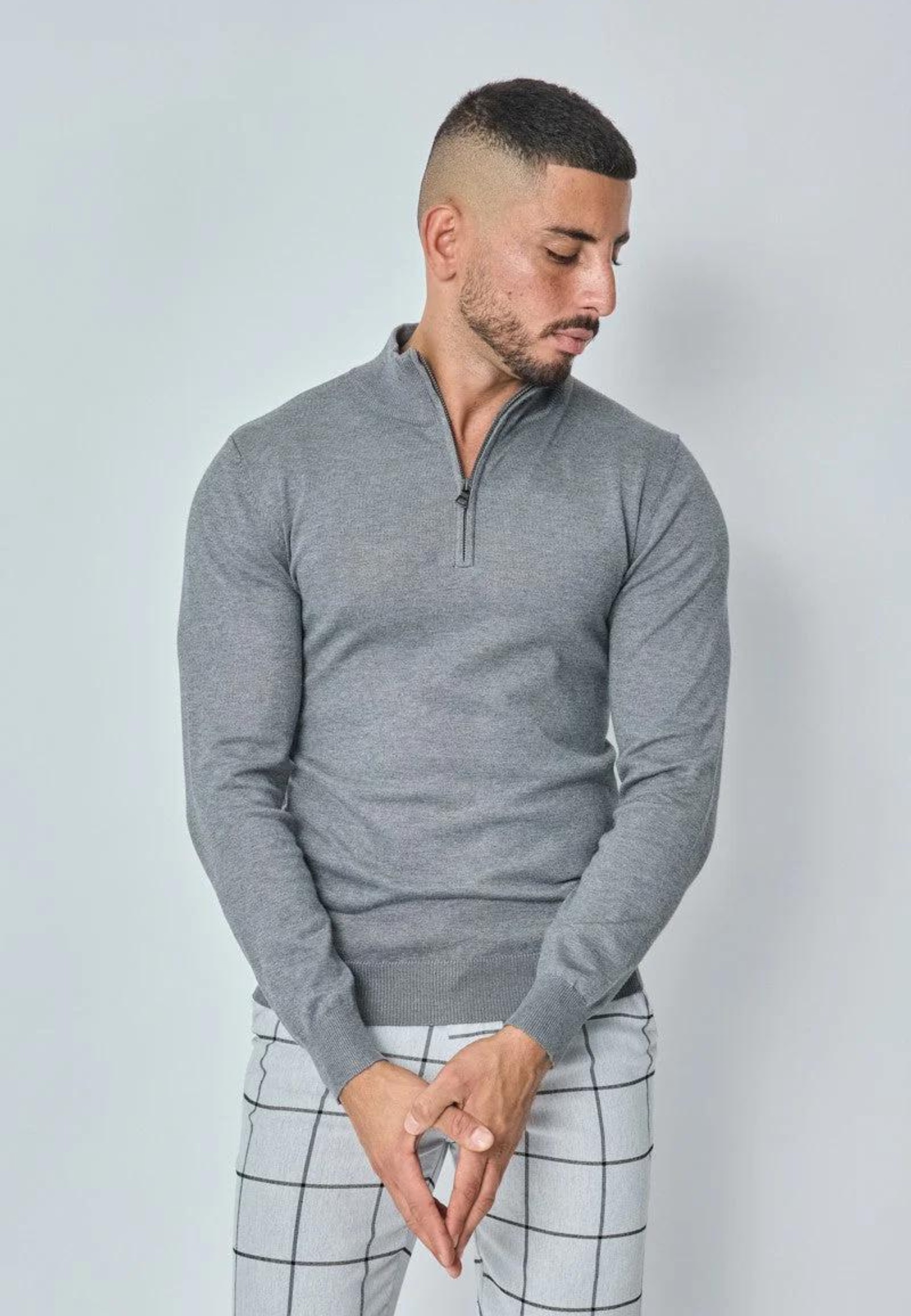 Défaut Paris Knitwear half-zip sweater truien m606