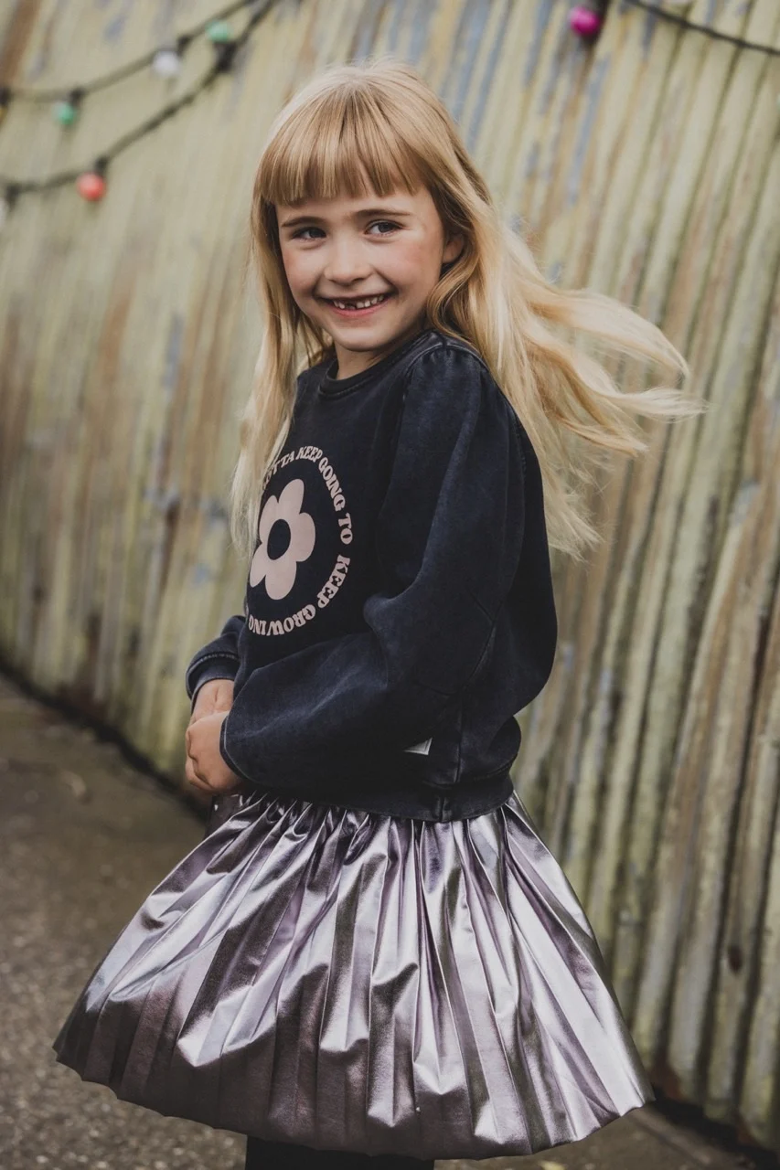 Looxs Revolution Sweater washed look voor meisjes in de kleur