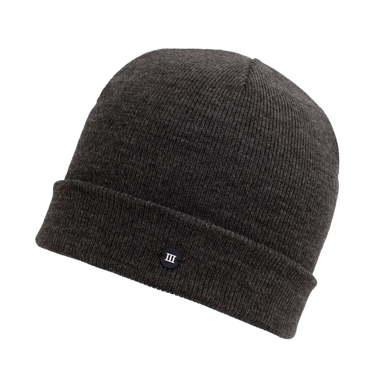 Afbeelding van Tresanti Sven | fine knitted beanie with rubber logo iii |