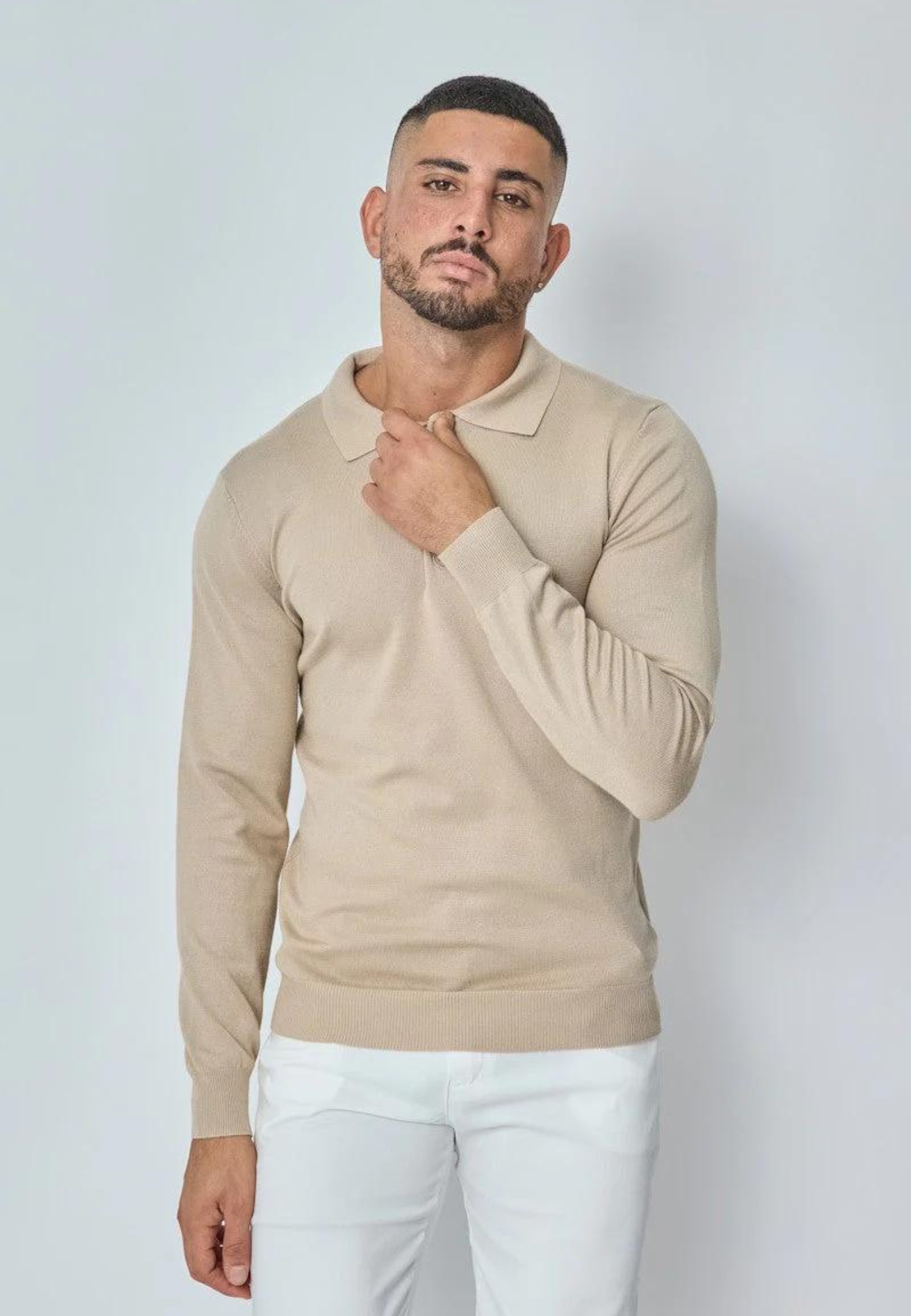 Défaut Paris Polo knitwear long sleeve longsleeves m300