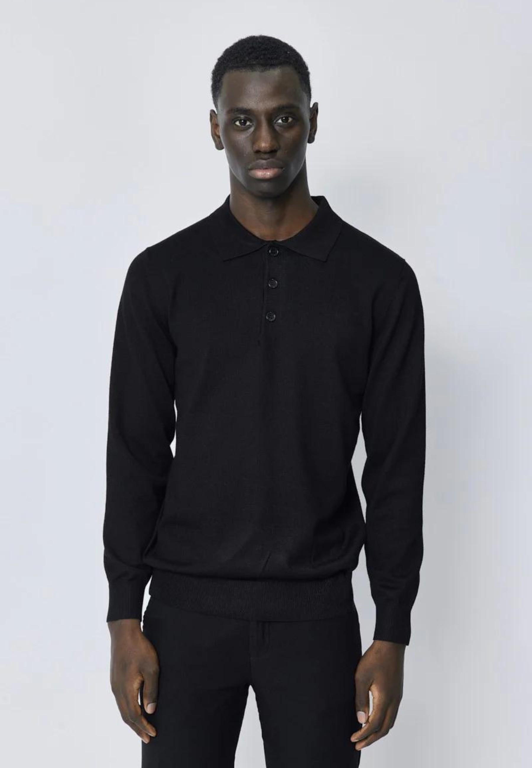 Défaut Paris Polo knitwear long sleeve longsleeves m300