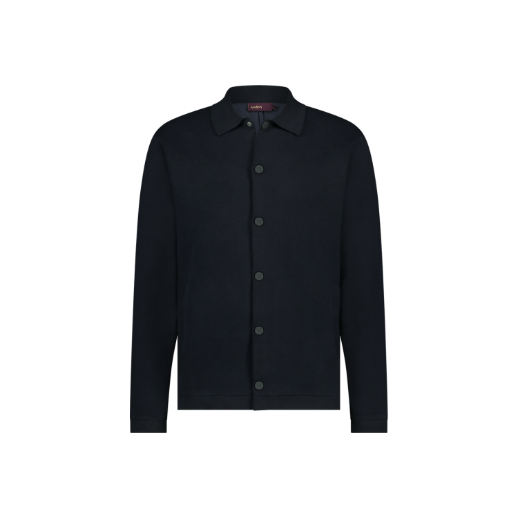 Aeden Nobis knit over jacket night sky