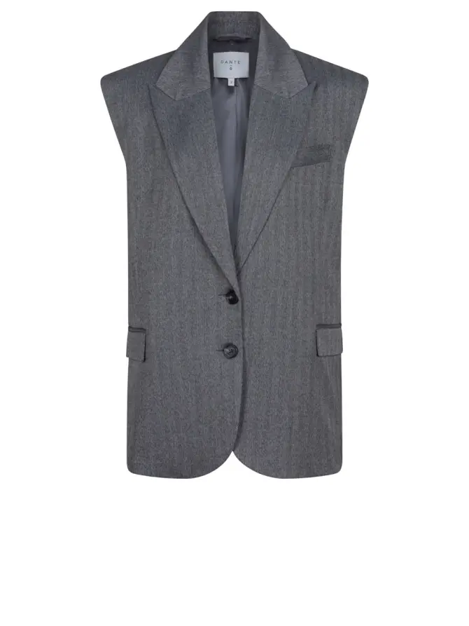 Afbeelding van Dante 6 D6 avenue herringbone waistcoat