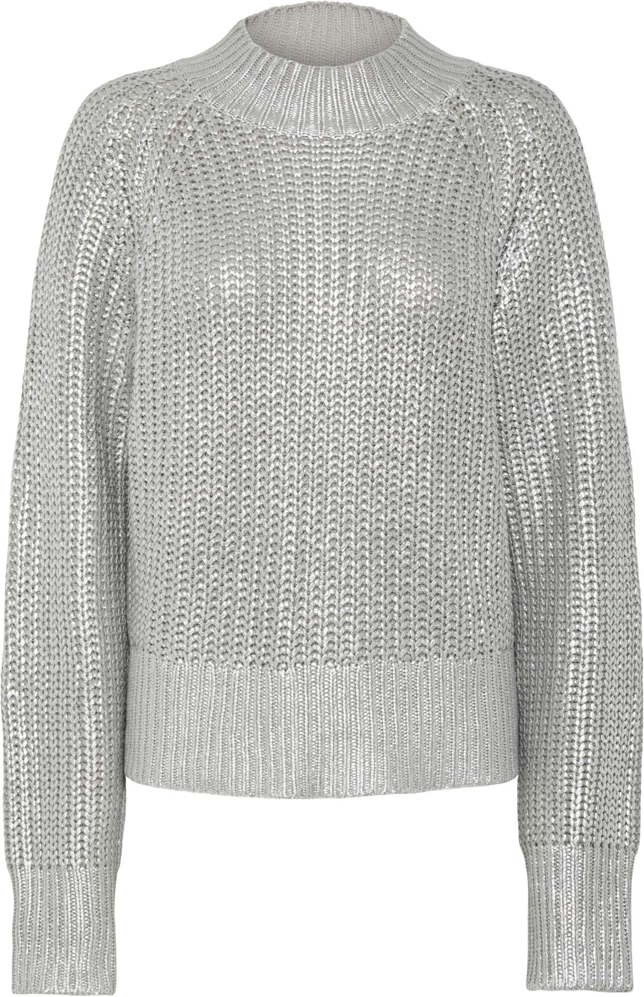 Y.A.S Yasmarissi ls knit pullover alloy/silver