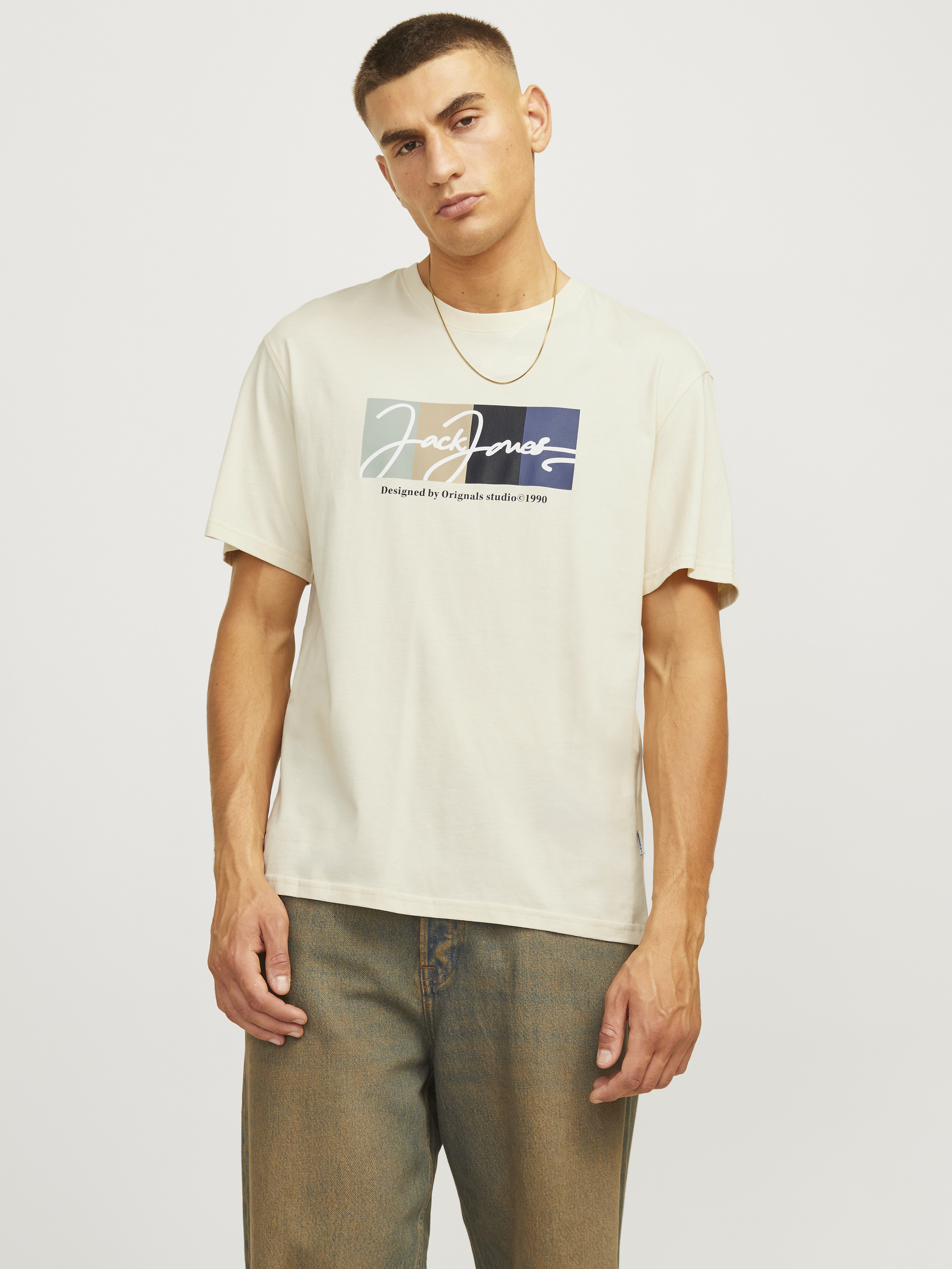 Jack & Jones Jorportland block branding ss cn ln