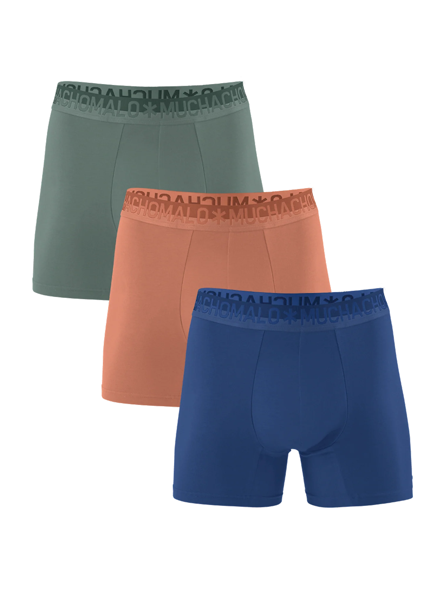 Muchachomalo Heren 3-pack boxershorts effen