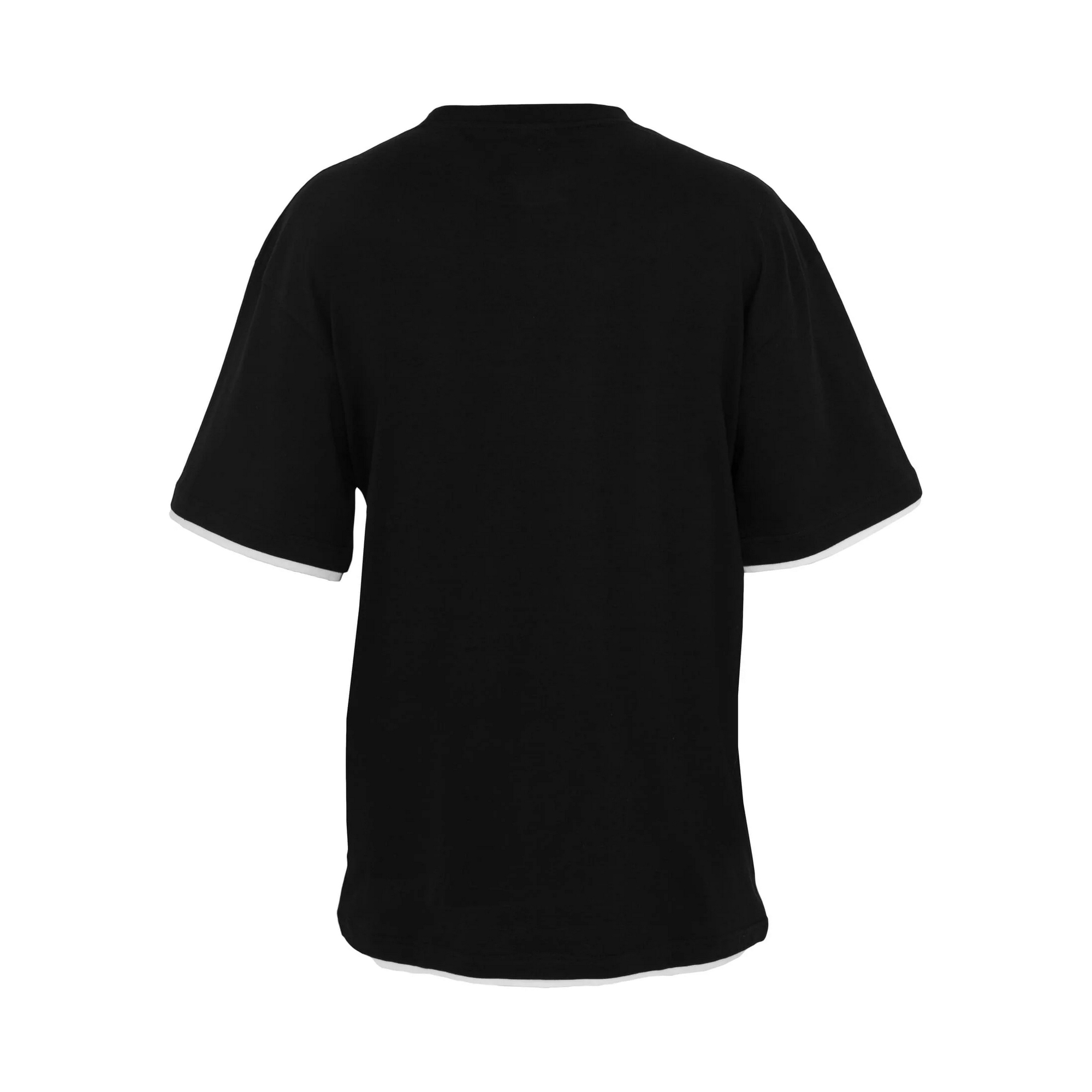 Urban Classics Heren lang t-shirt met contrastdetail