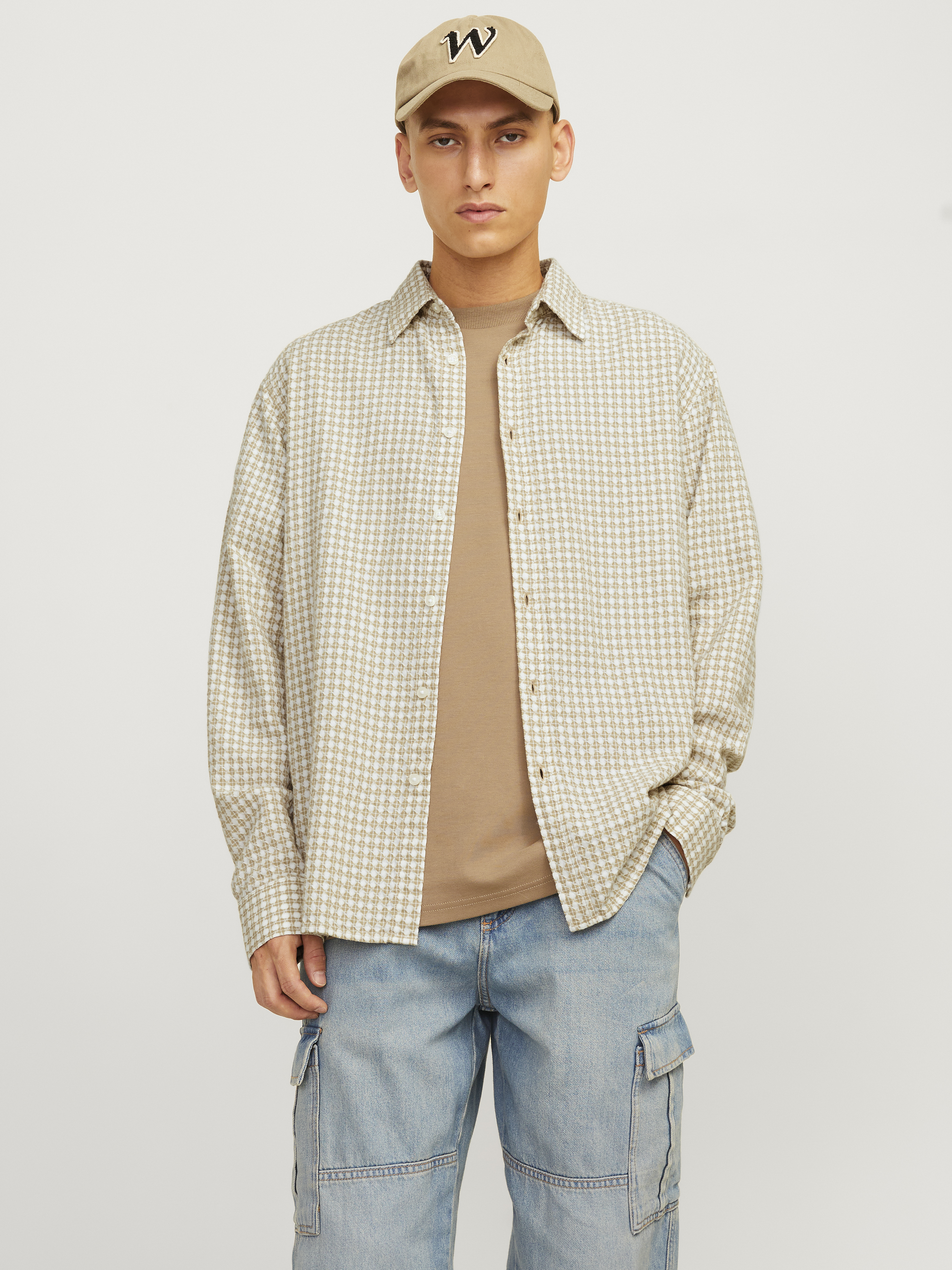 Jack & Jones Jorjoshua dobby check shirt ls