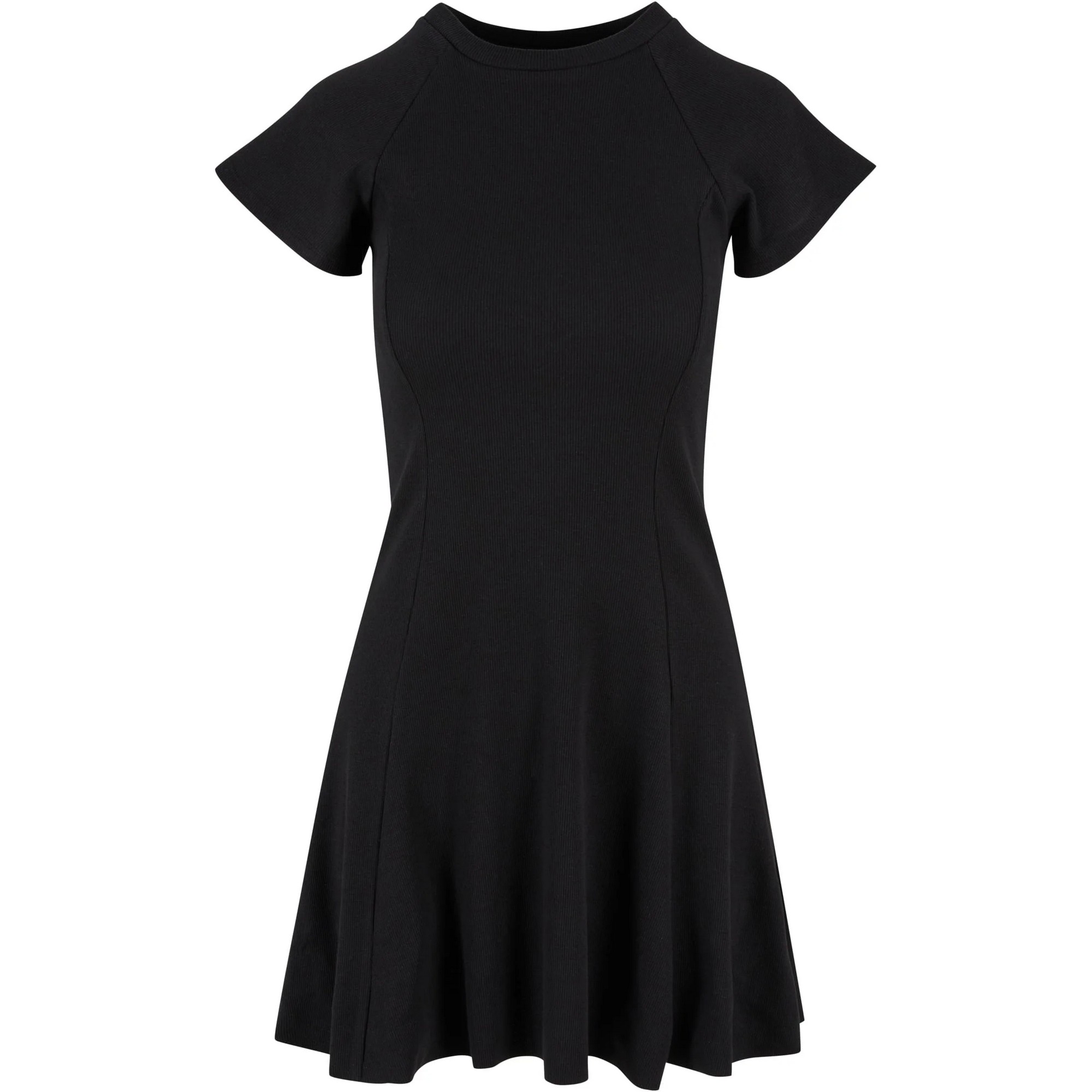 Urban Classics Dames ribbed skater dress