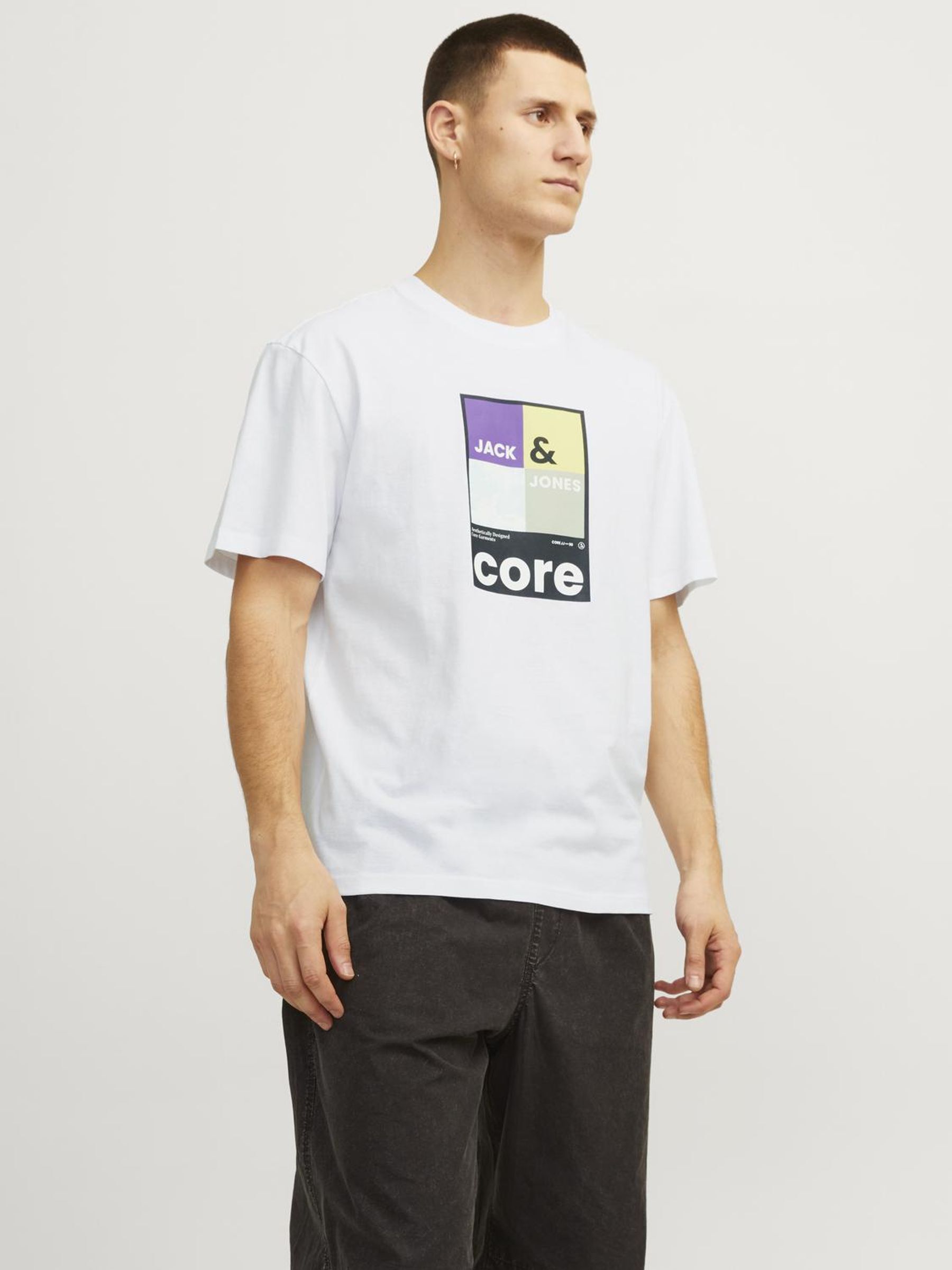 Jack & Jones Jcojj colorful tee ss crew neck ln