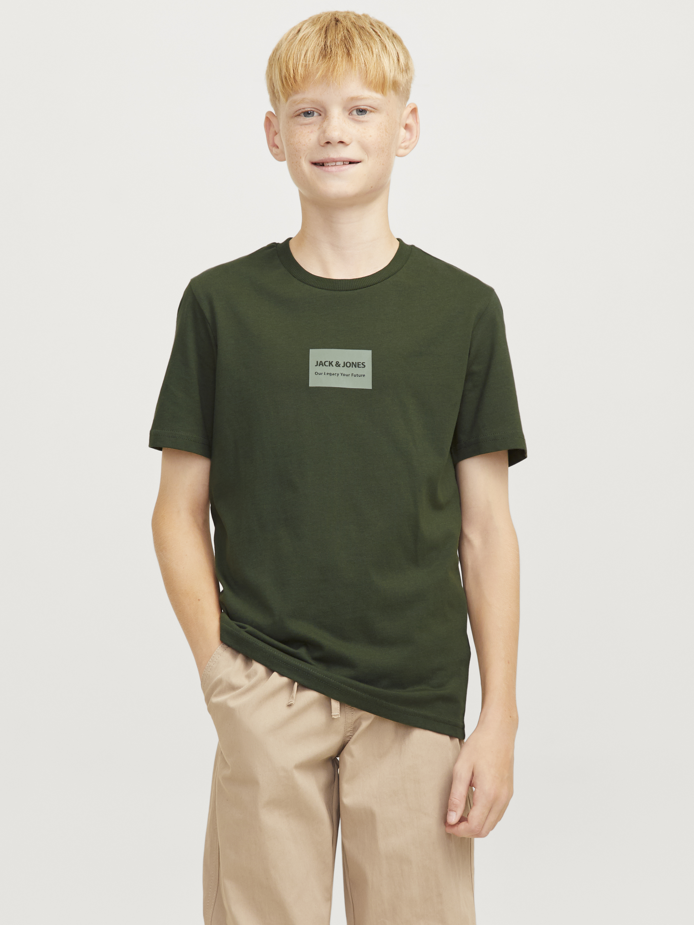 Jack & Jones Jjhakkai tee ss crew neck jnr