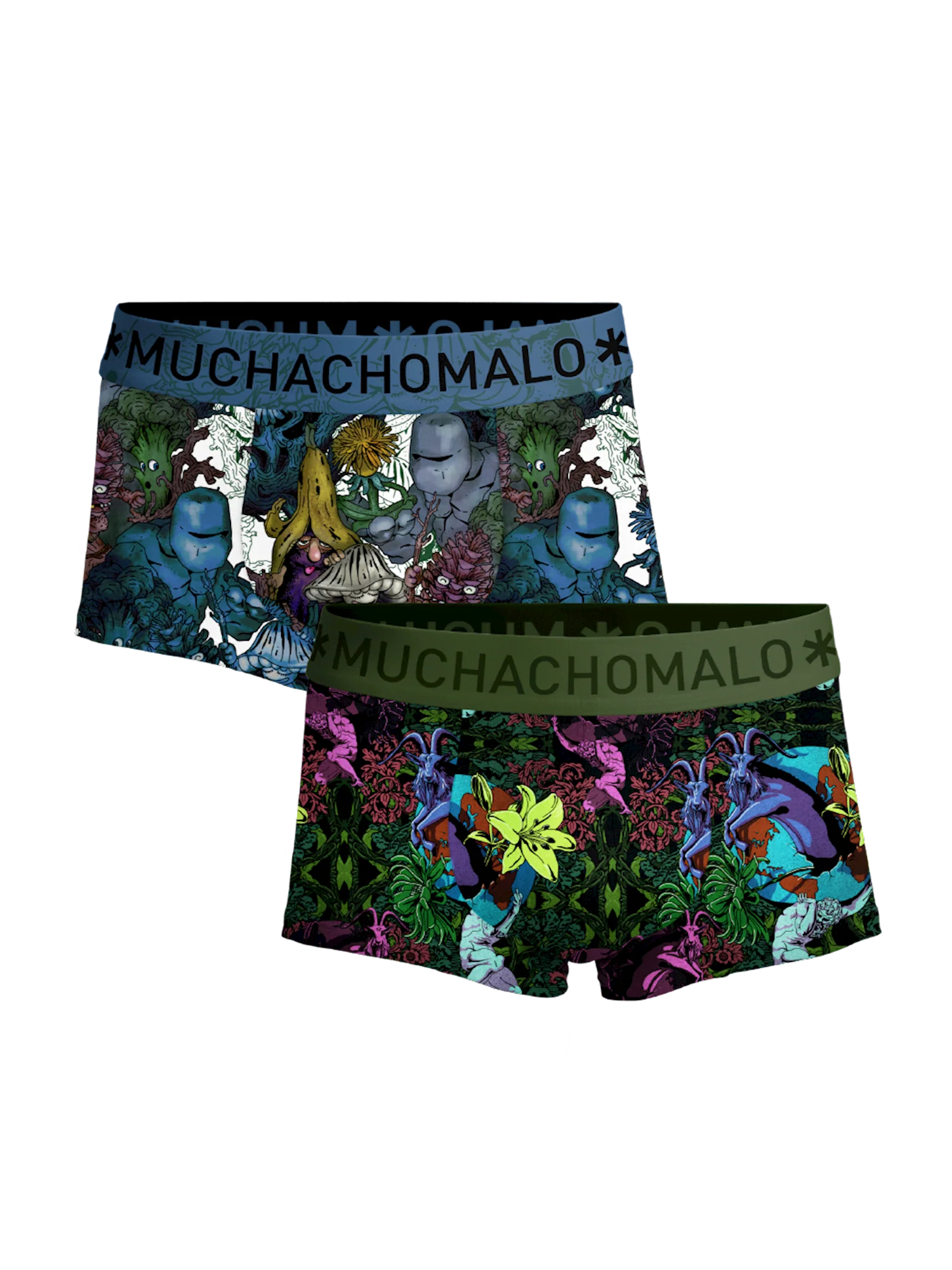 Muchachomalo Heren 2-pack trunks earth elements