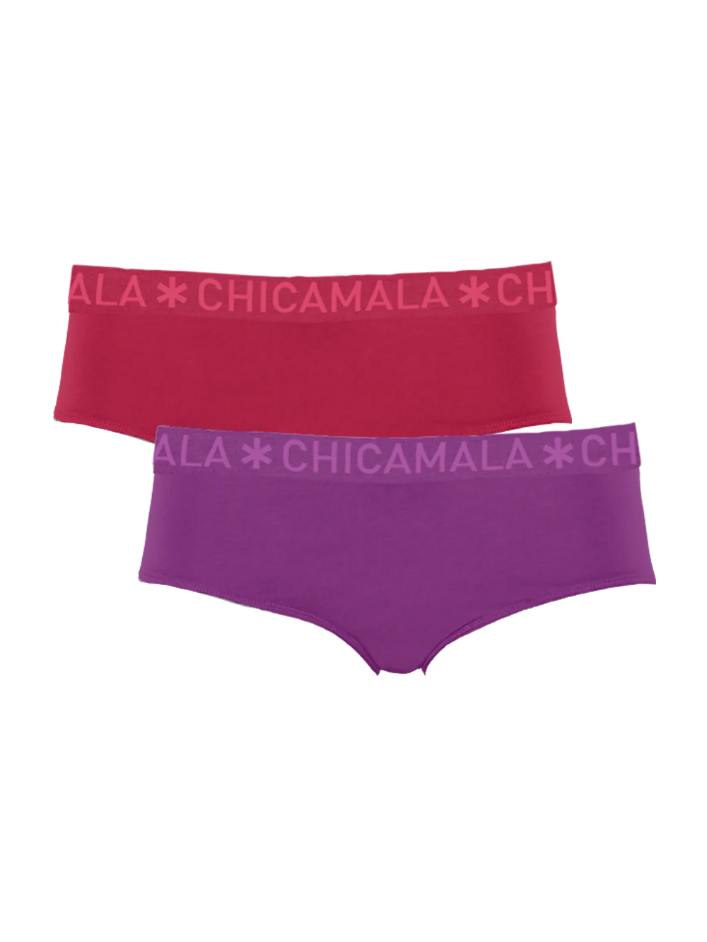 Muchachomalo Dames 2-pack hipster effen