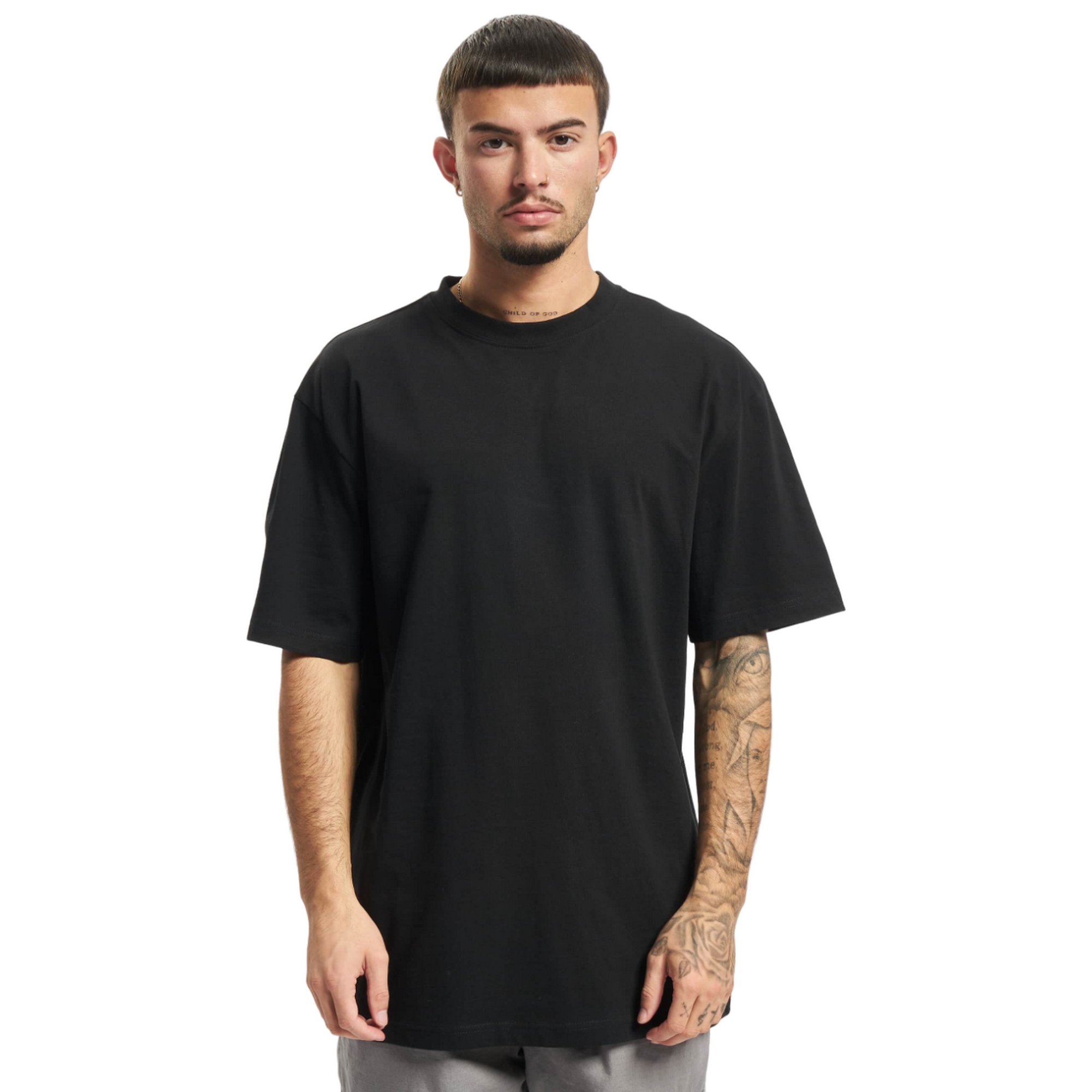 Urban Classics Heren bio lang t-shirt (set van 2)