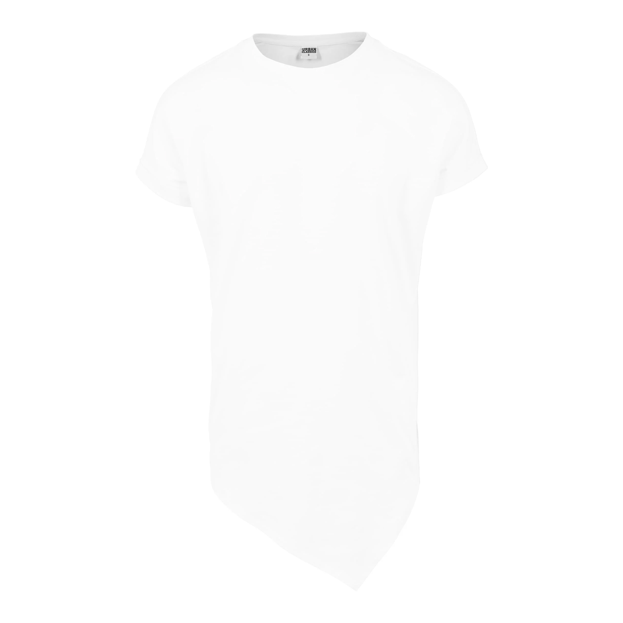 Urban Classics Heren asymmetrisch lang t-shirt