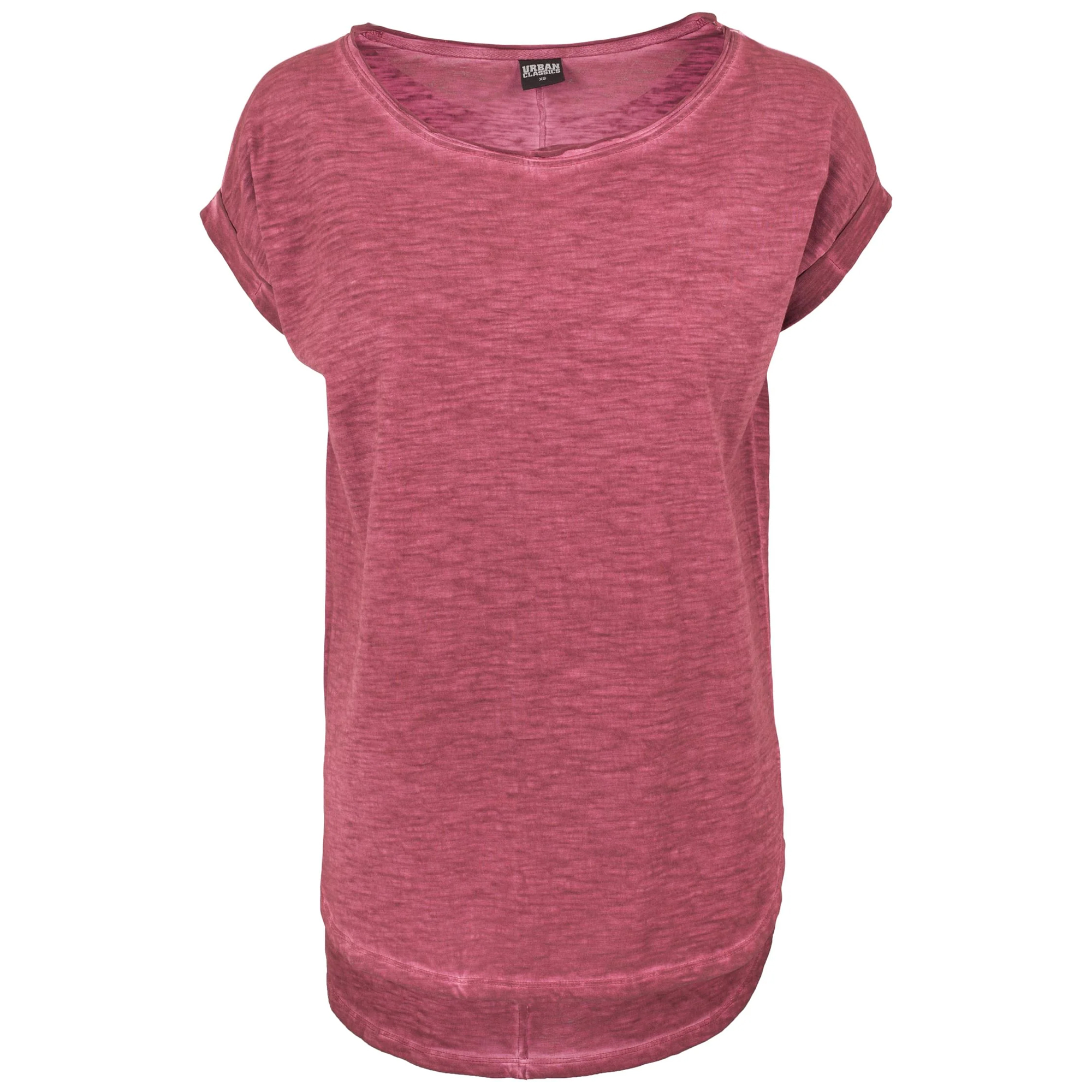 Urban Classics Dames spray dye gedompeld zoom t-shirt