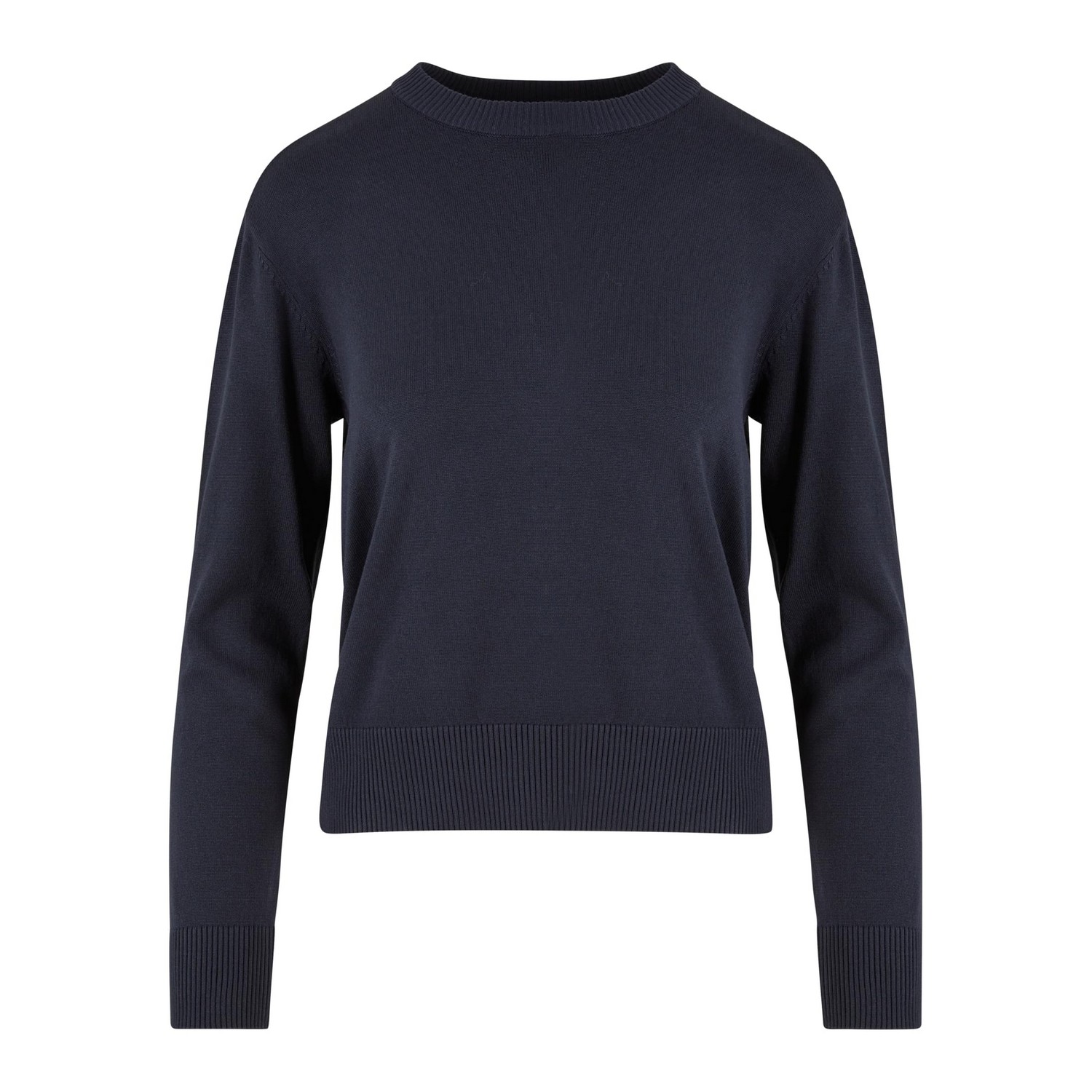 Urban Classics Dames gebreid sweatshirt met ronde hals