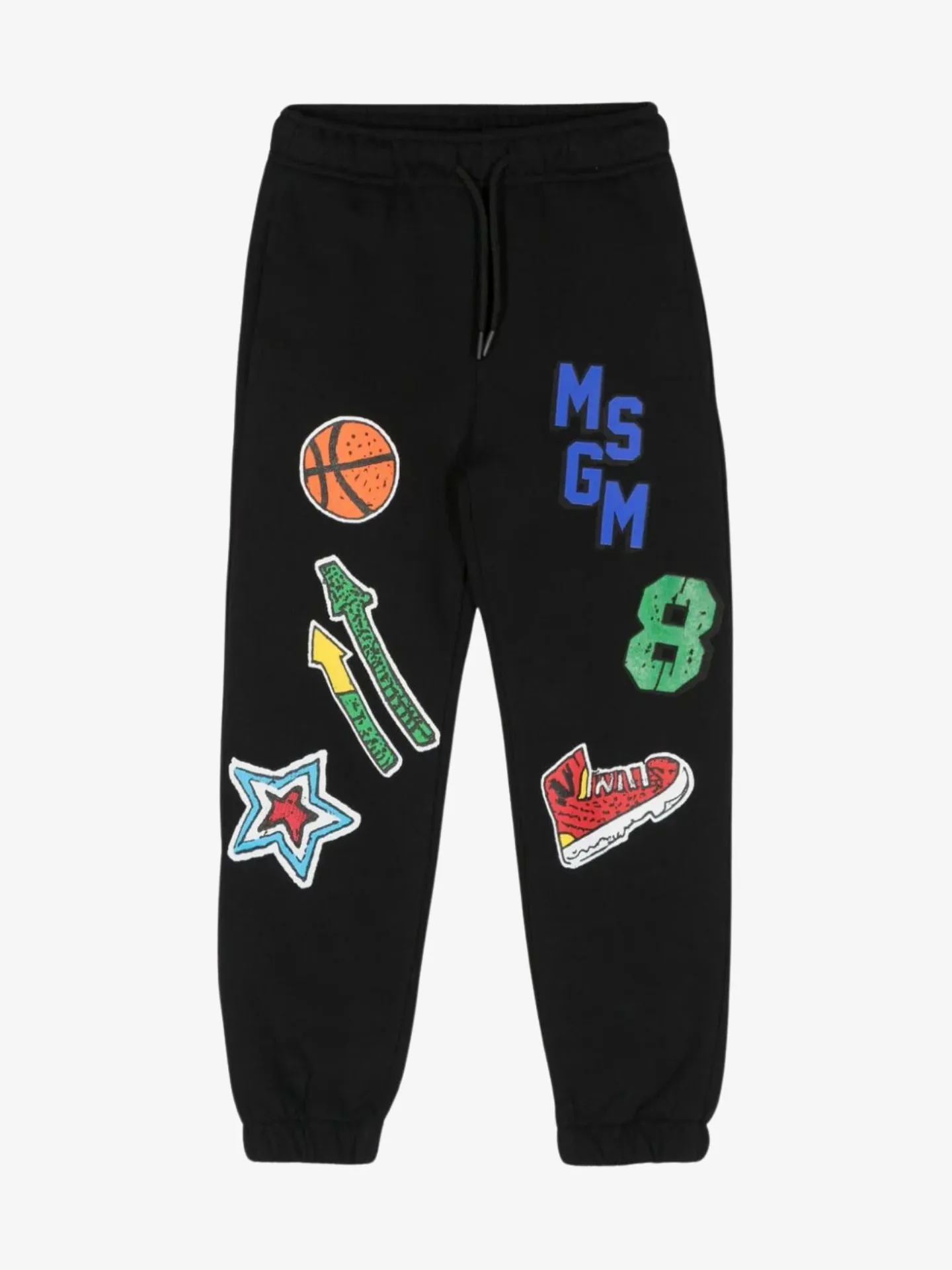 Msgm Jongens joggingbroek zwart