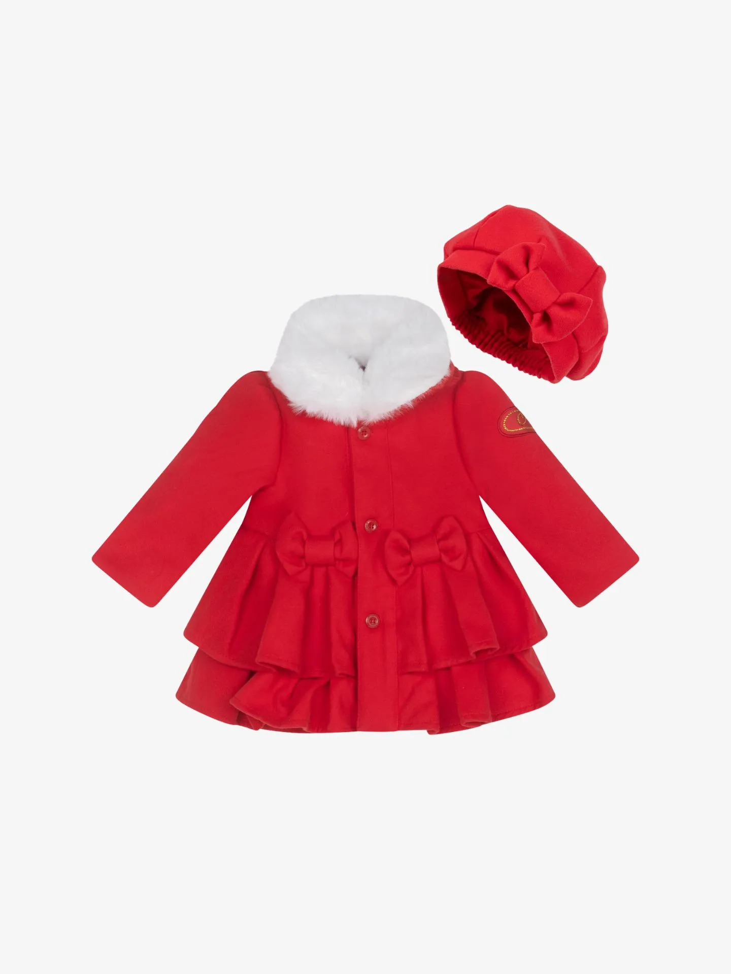 ADee Meisjes jas baret harper red