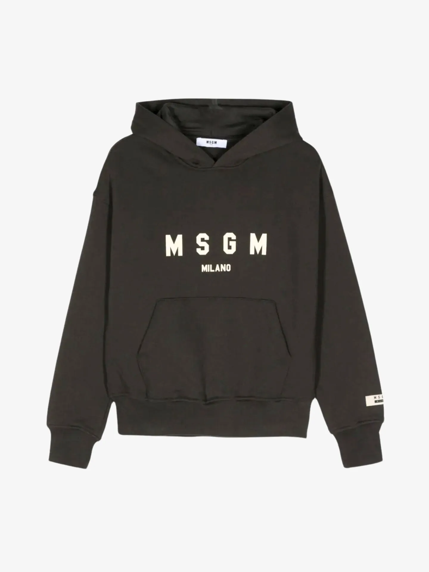 Msgm Jongens hoodie piombo lead