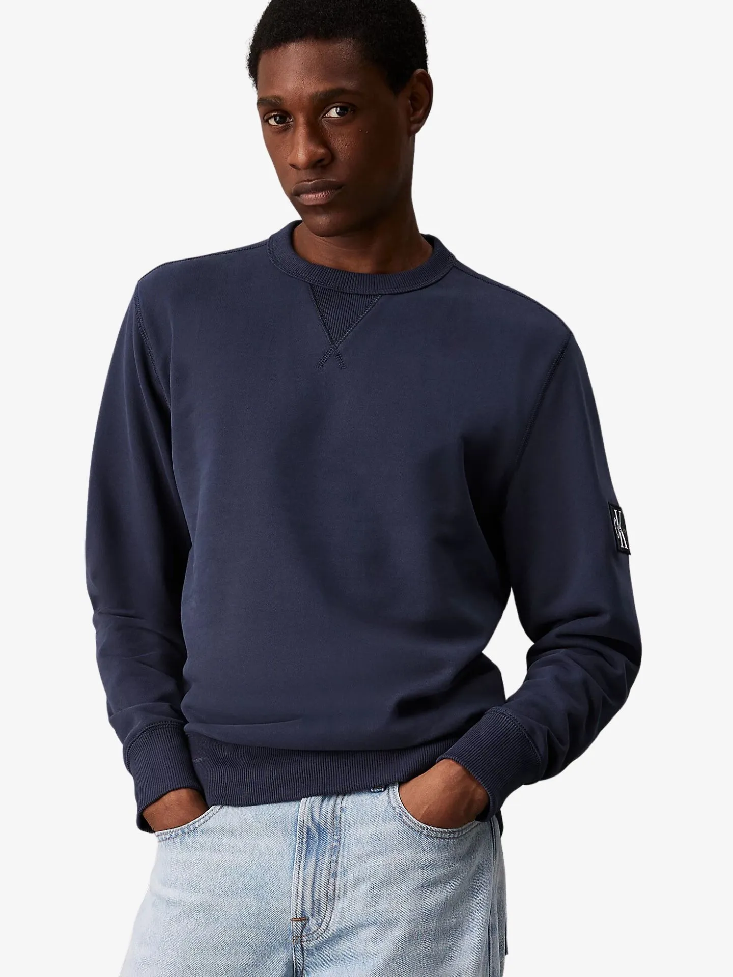 Calvin Klein Badge crew neck, ppk