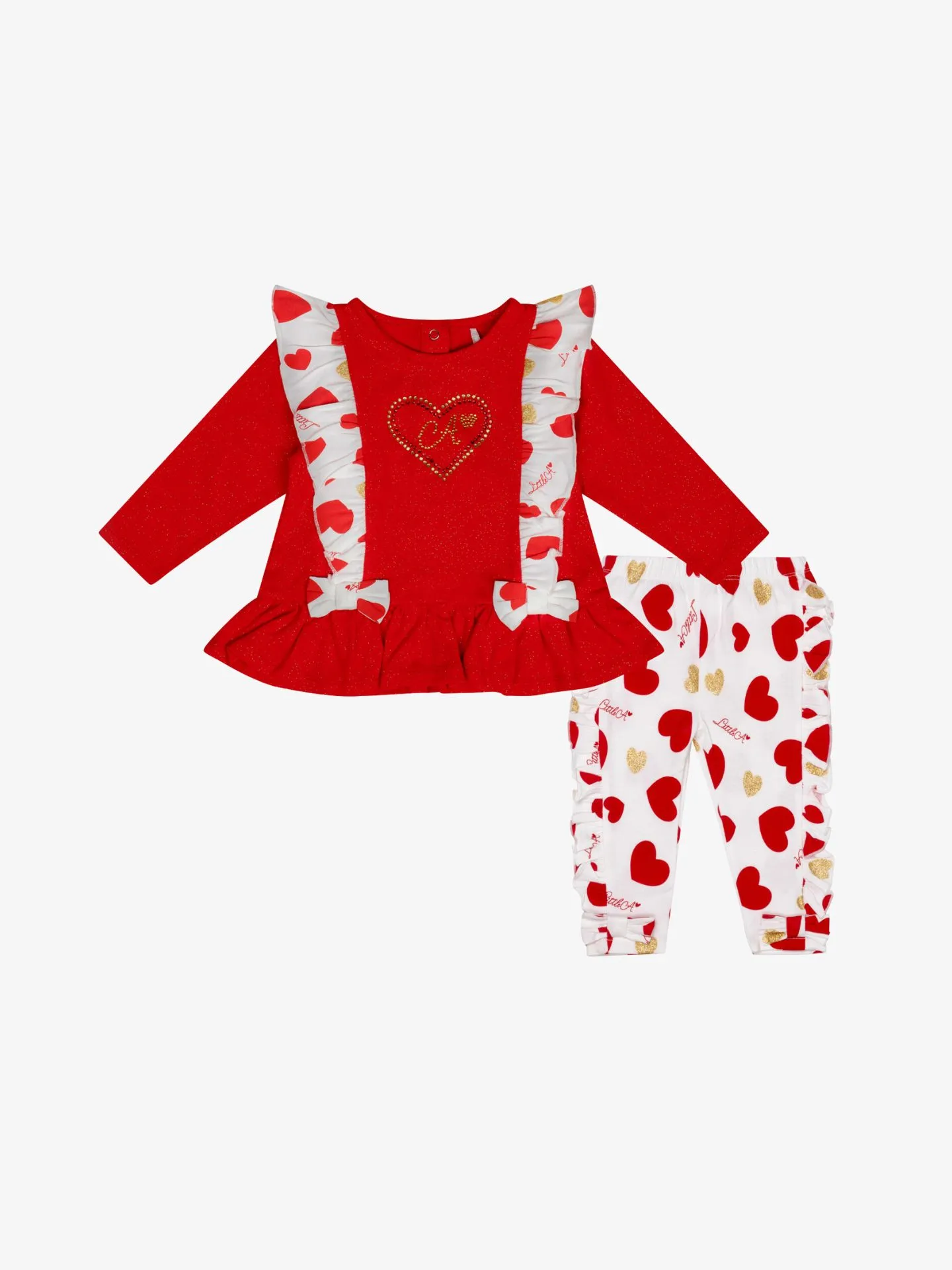 ADee Meisjes set legging holly red