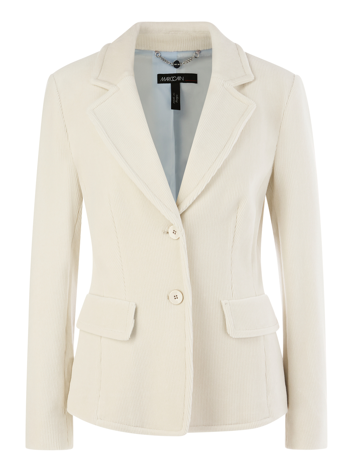 Afbeelding van Marc Cain Nauwsluitende corduroy blazer