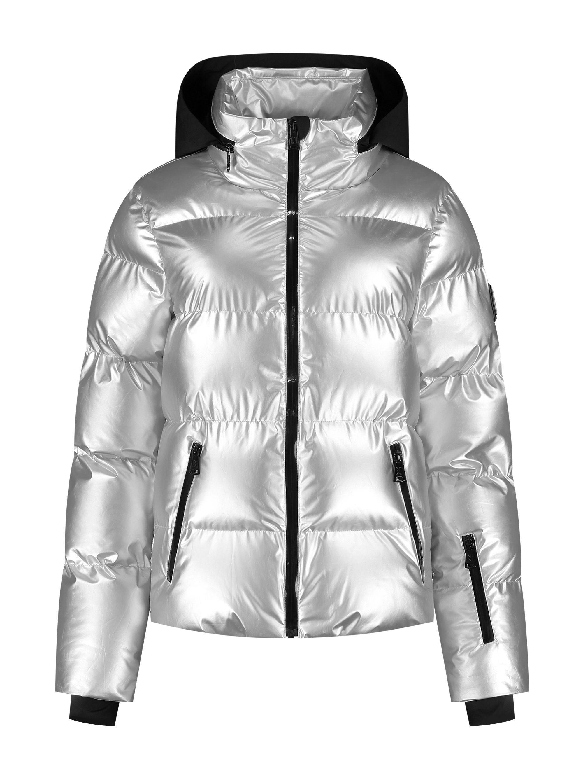 Nikkie gstaad metallic ski jacket jack ski dames -