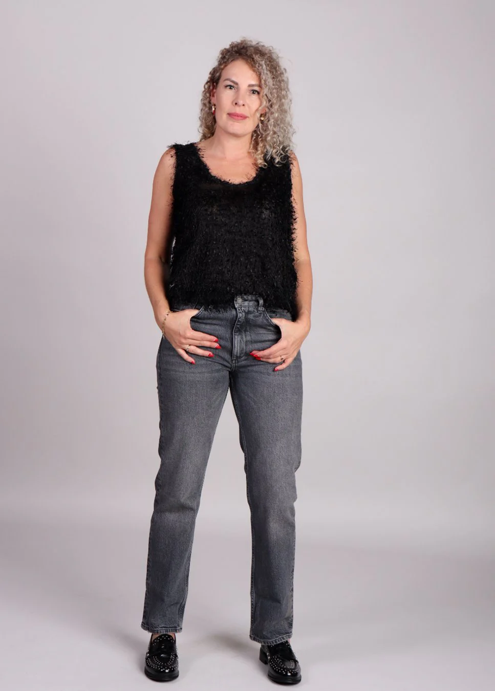 Homage to Denim Donker relaxed straight jeans scotti