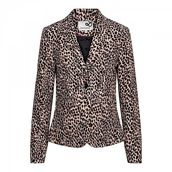 Afbeelding van &Co Woman Blazer copenhagen animal black multi