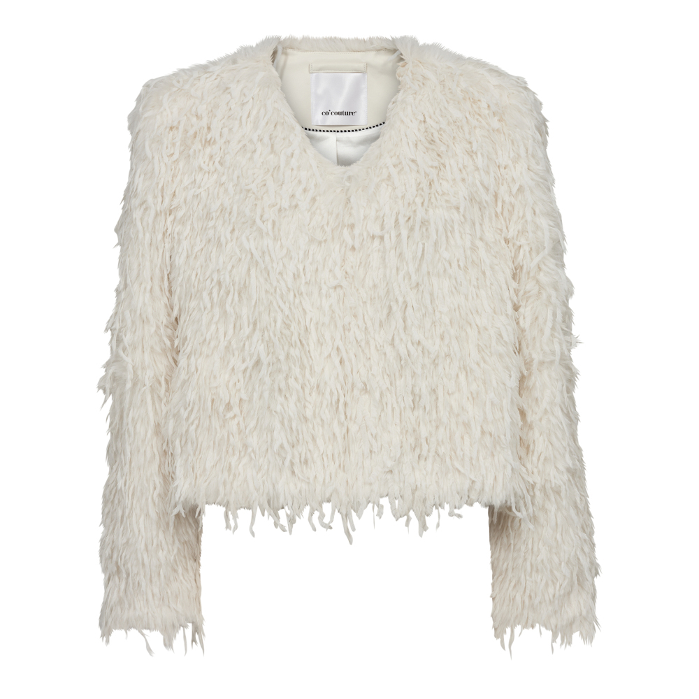 Afbeelding van Co'Couture Cc feather faux fur jacket