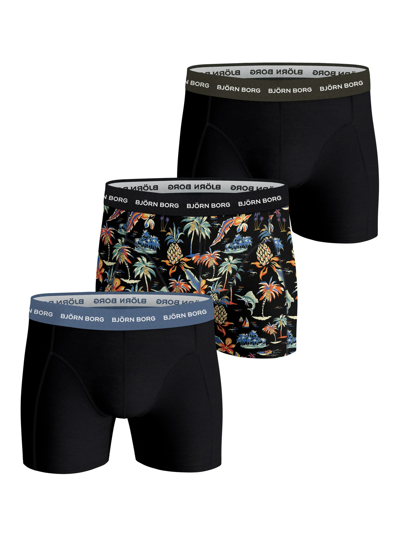 Björn Borg Heren boxershorts 3 pack cotton shorts