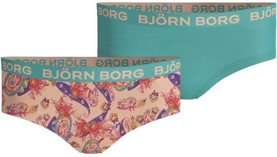 Björn Borg Björn borg meisjes hipster 2-pack – paisley &