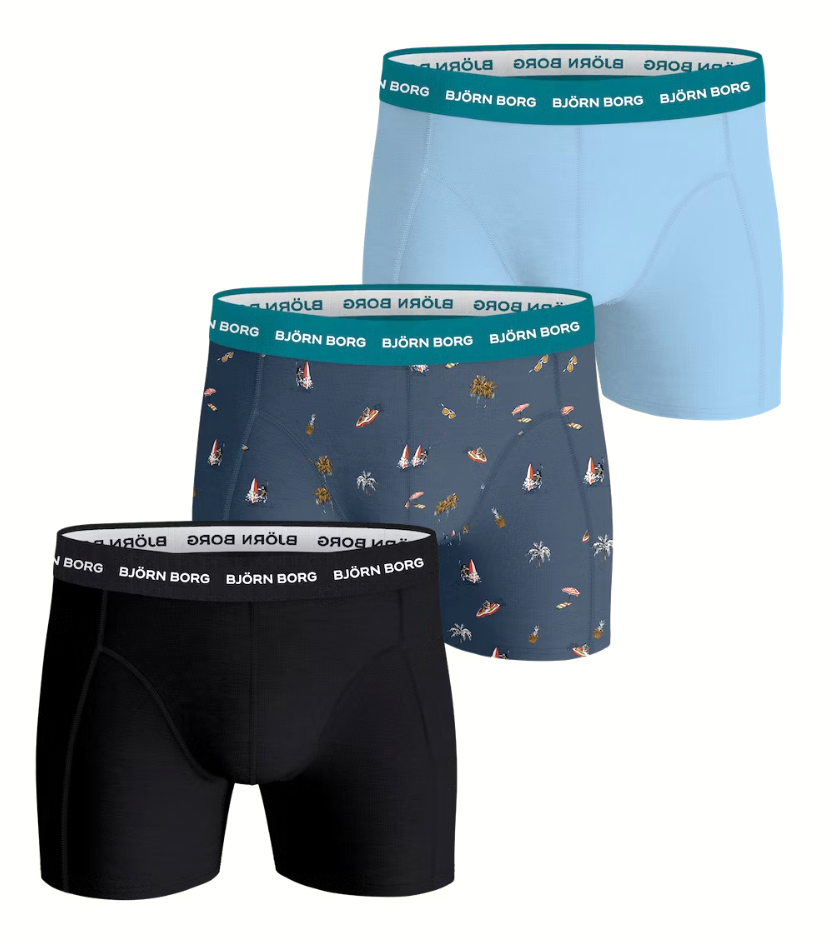 Björn Borg Heren boxershorts 3 pack cotton shorts