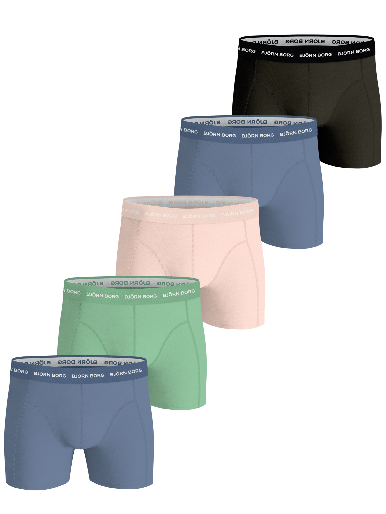 Björn Borg Heren boxershort 5p cotton stretch