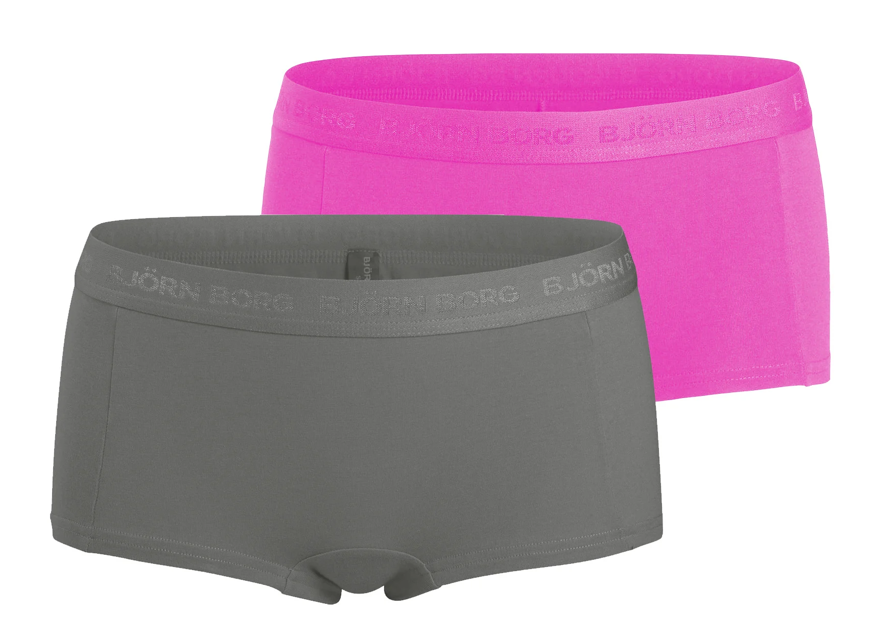 Björn Borg Björn borg meisjes minishorts 2-pack – zacht katoen – & felroze