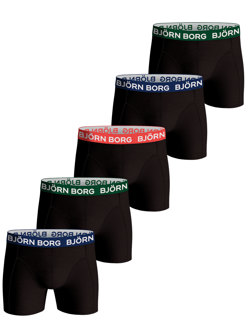 Björn Borg Heren boxershort 5p cotton stretch