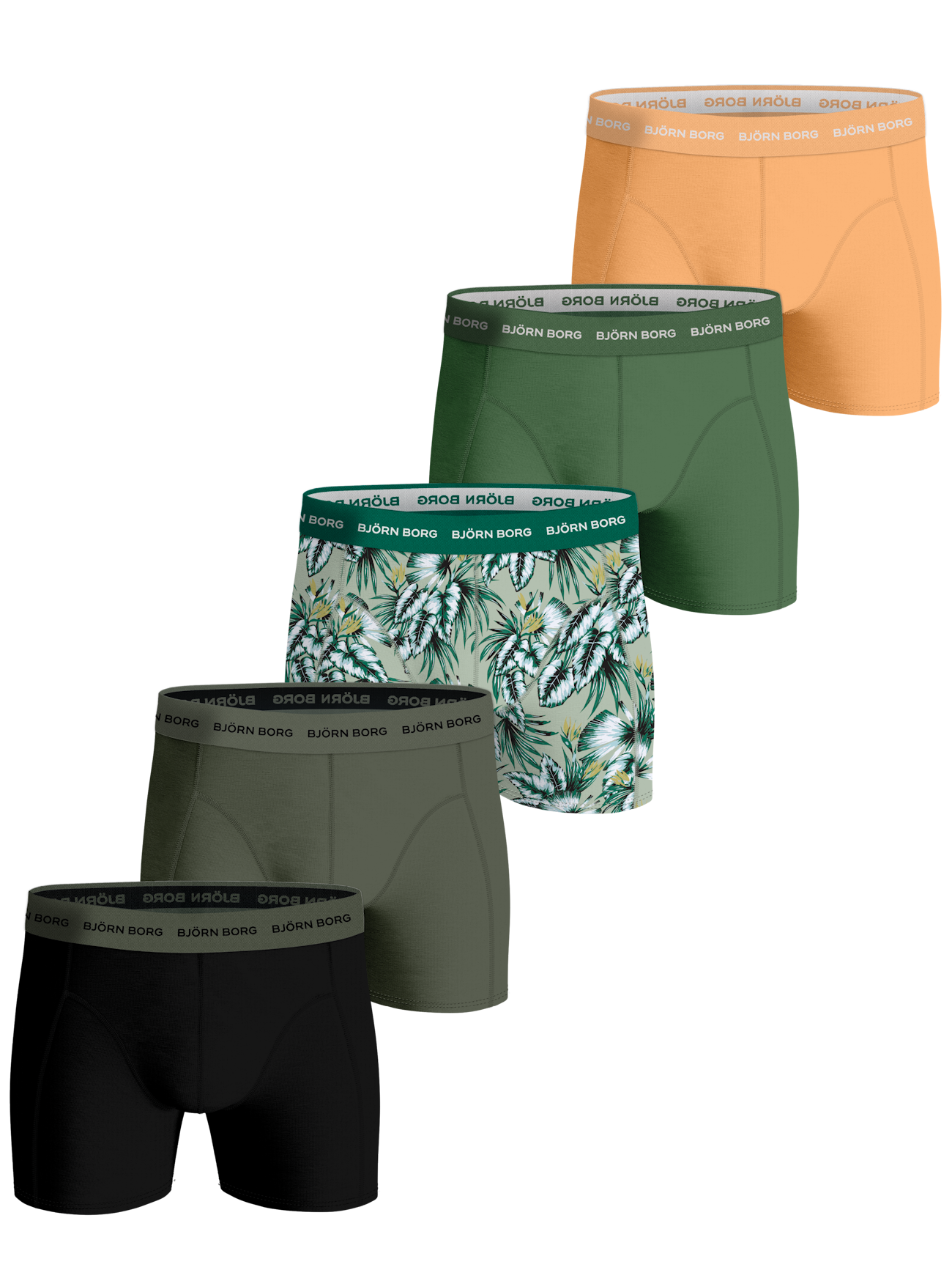Björn Borg Heren boxershort 5p cotton stretch